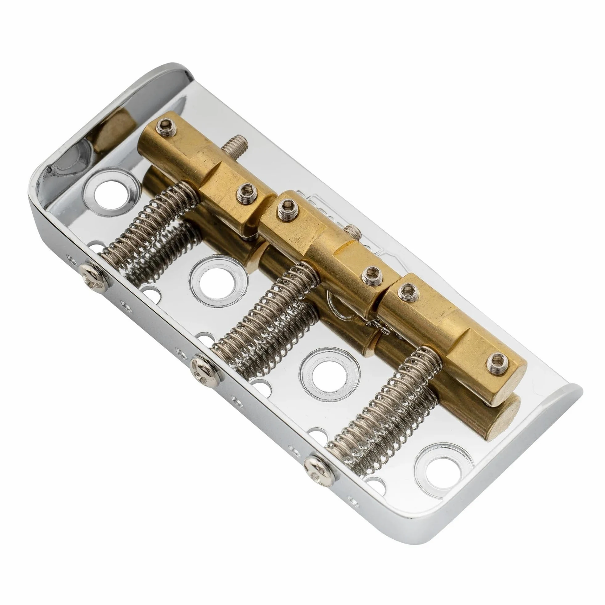 mostek gitarowy Mostek krótki 54 mm mosiądz 3 siodełka do gitary elektrycznej z przetwornikiem typu humbucker