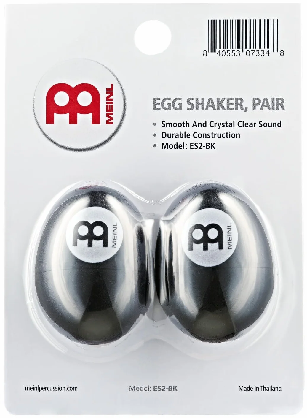 Meinl Egg Shaker ES2-BK, Black - Shaker