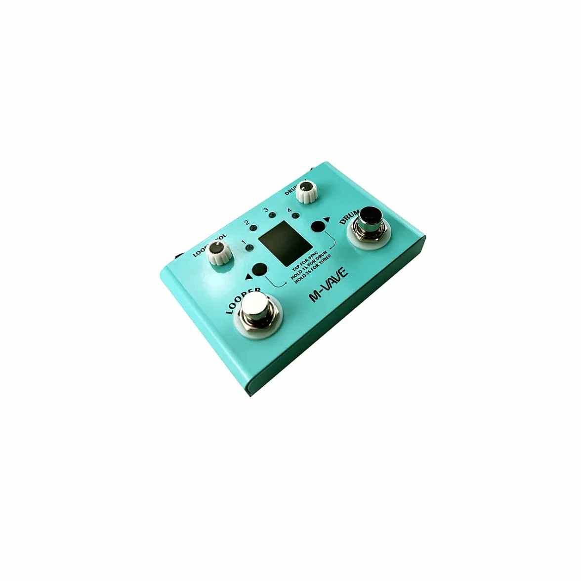 M-VAVE Lost Tempo - Drum & Looper Effect gitarowy z podwójnym przełącznikiem nożnym, edytor perkusyjny za pośrednictwem aplikacji