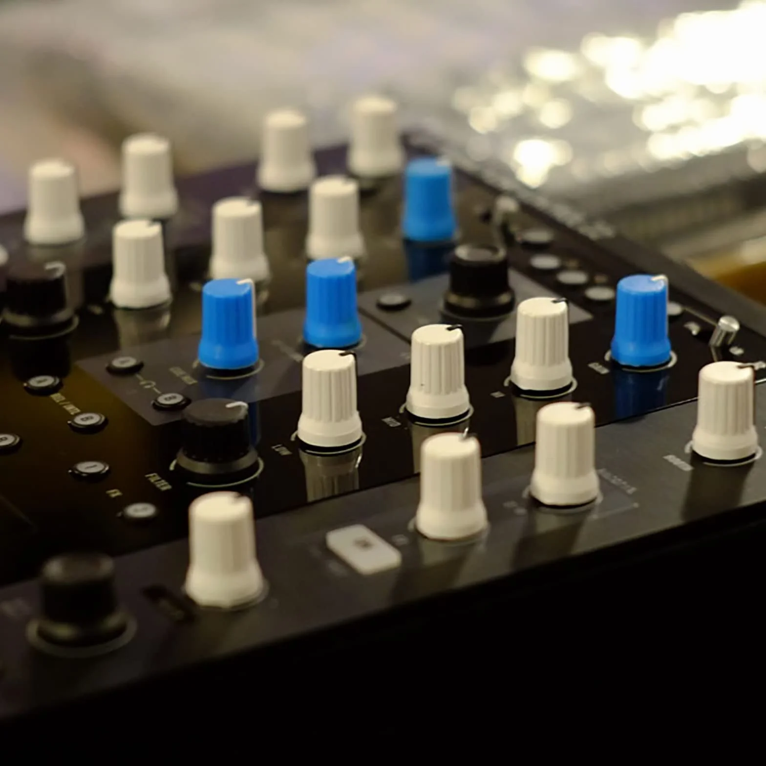 5 sztuk pokrętło obrotowe EQ zamiennik pokrętła potencjometru EQ popychacz do Pioneer DJ Mixer część naprawcza