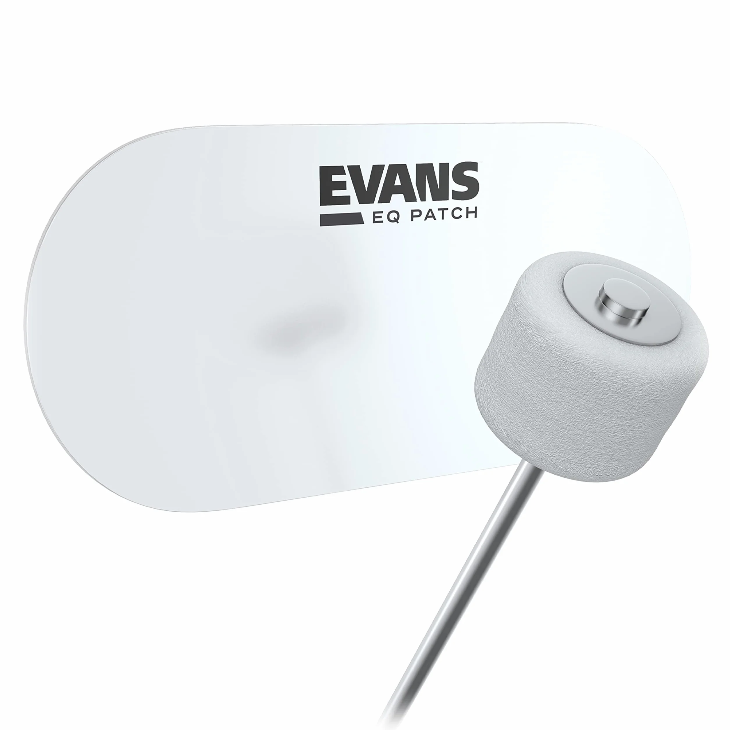 Evans EQPC2 EQ Podwójna łatka na - przezroczyste tworzywo sztuczne, 1,5 cm x 12,7 cm x 6,3 cm