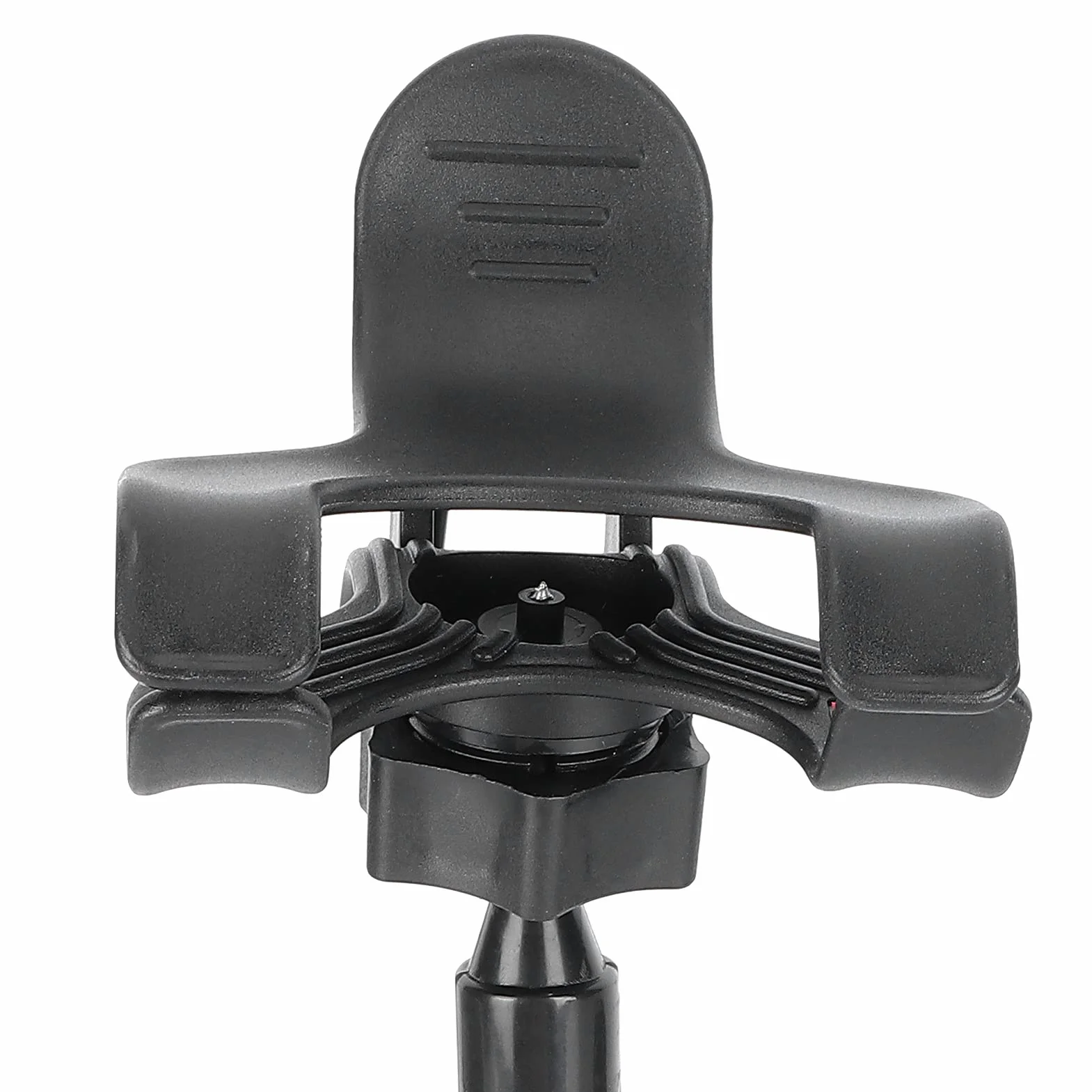 Obrotowy uchwyt na telefon gitarowy o 360 stopni, uchwyt na klips do smartfonów (rozmiar: 12 x 6 cm / 4,7 x 2,4 cala i poniżej), bezpieczny i stabilny, praktyczny do gry na gitarze, nagrywania