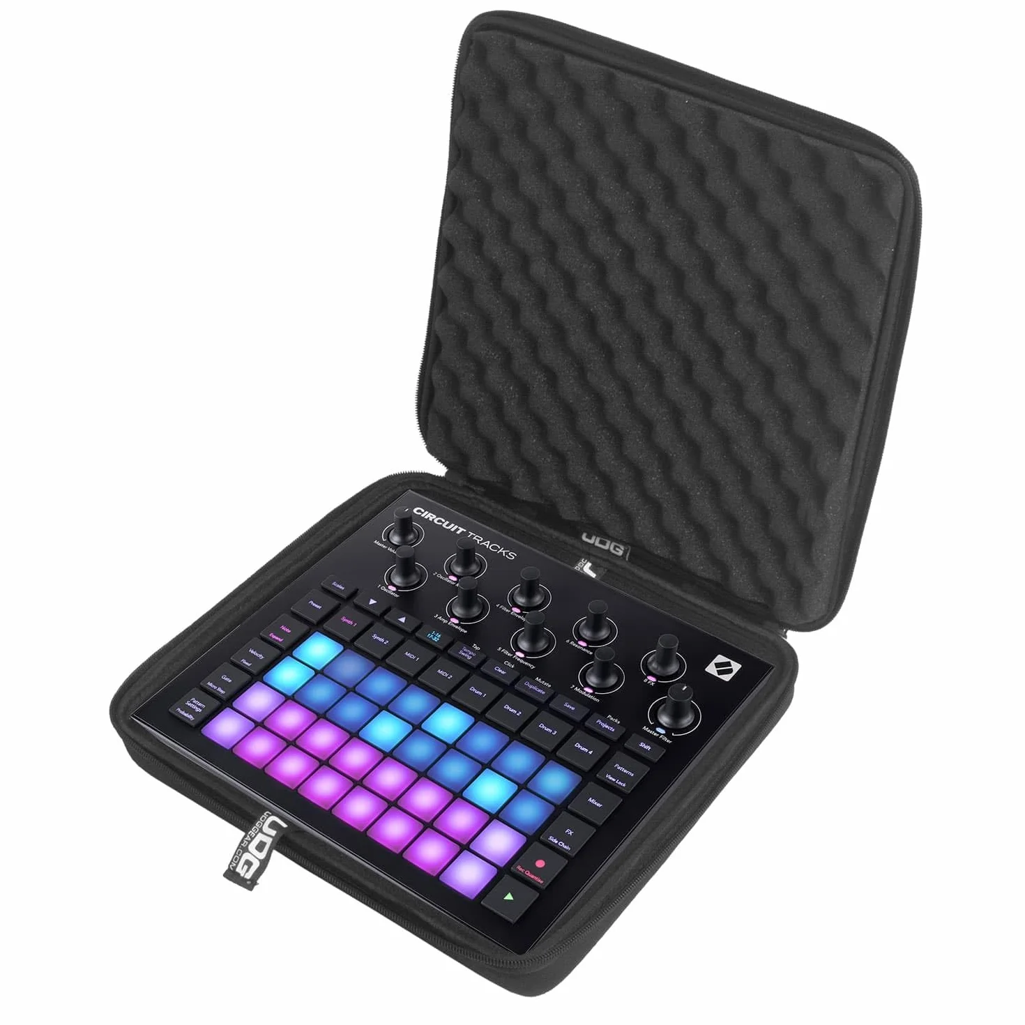 UDG U8488BL Creator Novation Circuit Tracks/Rhythm Hardcase Black