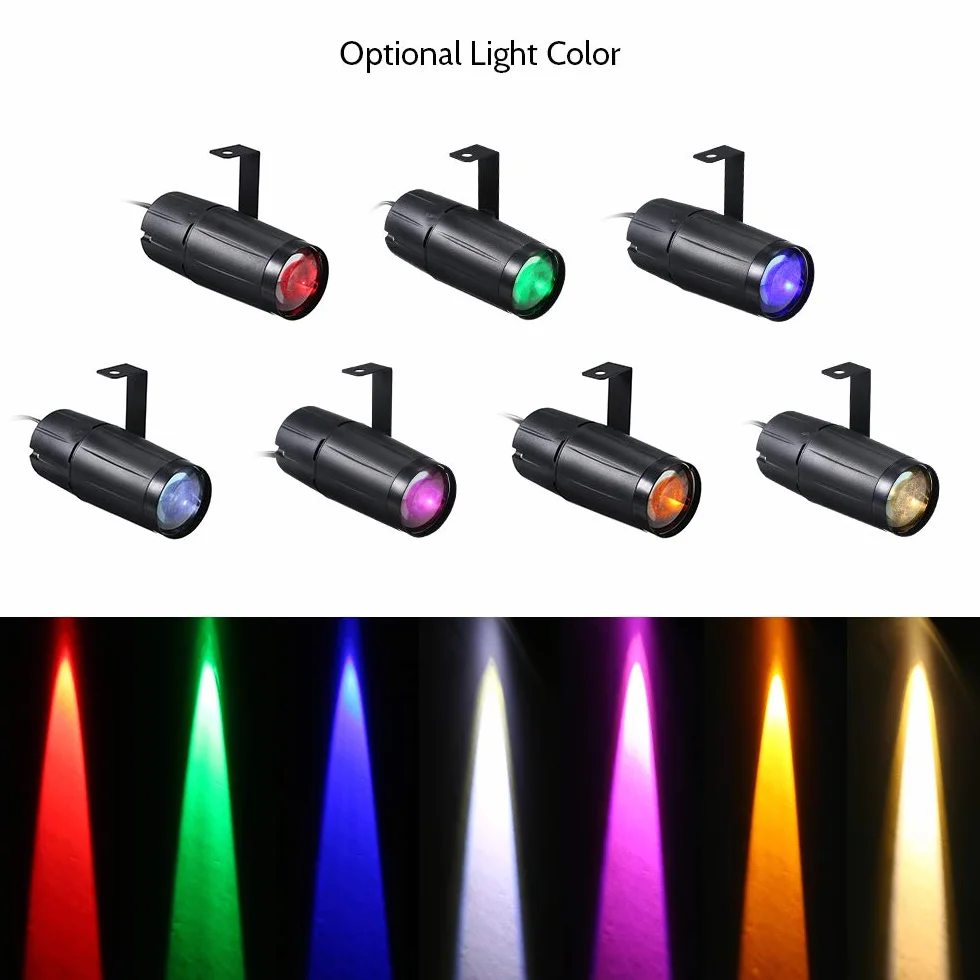 Lixada 1 10 W LED Pinspot Light, oświetlenie świąteczne