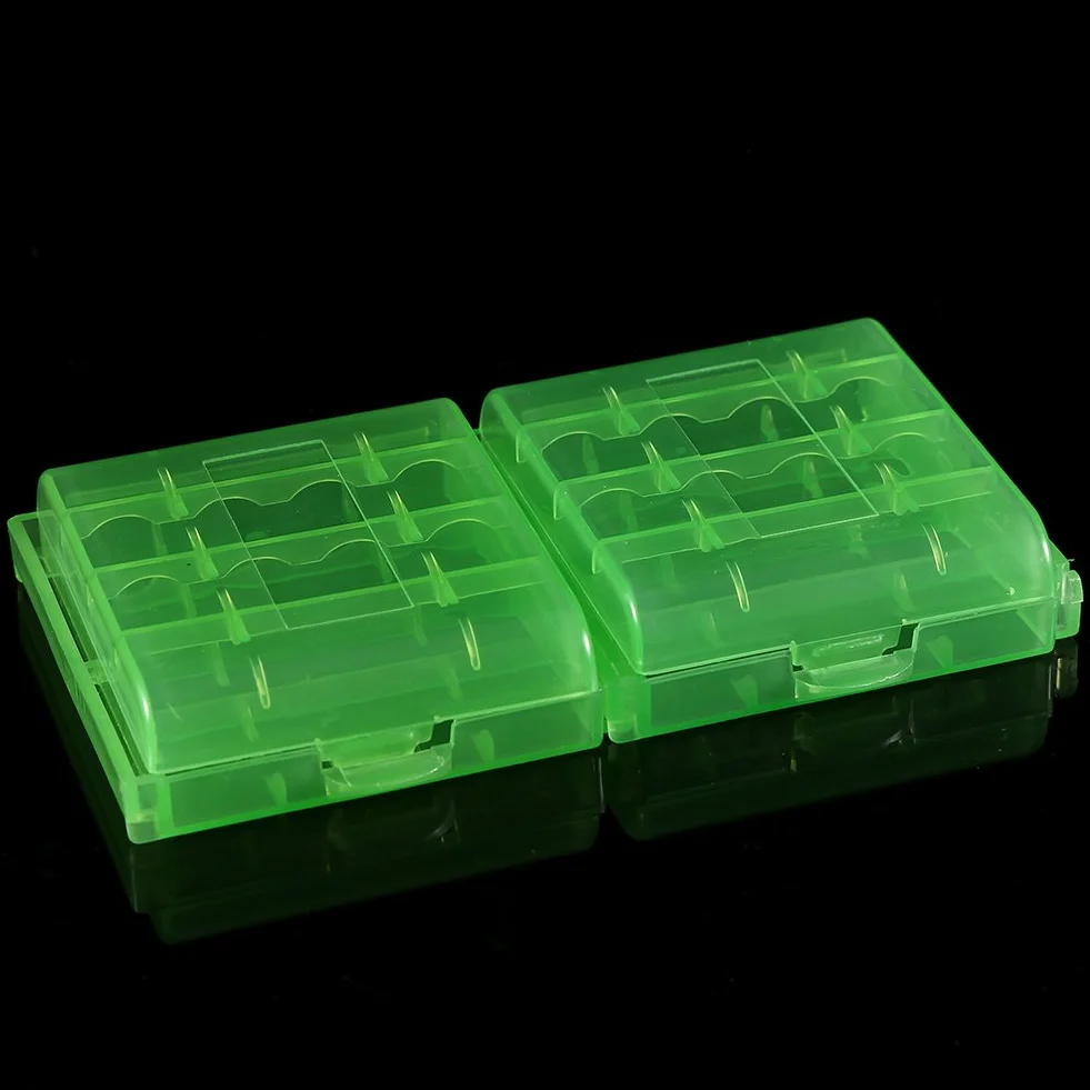 Pudełko do przechowywania baterii 10 sztuk, obudowa baterii AA/AAA, przenośne puste wielokolorowe pudełko do przechowywania baterii, plastikowa obudowa Wodoodporne pudełka do przechowywania baterii