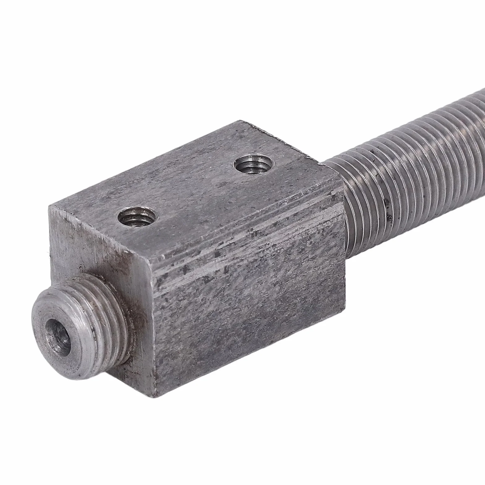 Śruba Podająca z prowadnicą krzyżową do Mini Tokarki 0618 M10x1.0 Uchwyt do śruby z Gwintem Lewoskrętnym do 7x10 0618 CJ18 CJ0618A 7x12 7x14 0618-3B i Innych Mini Tokarek