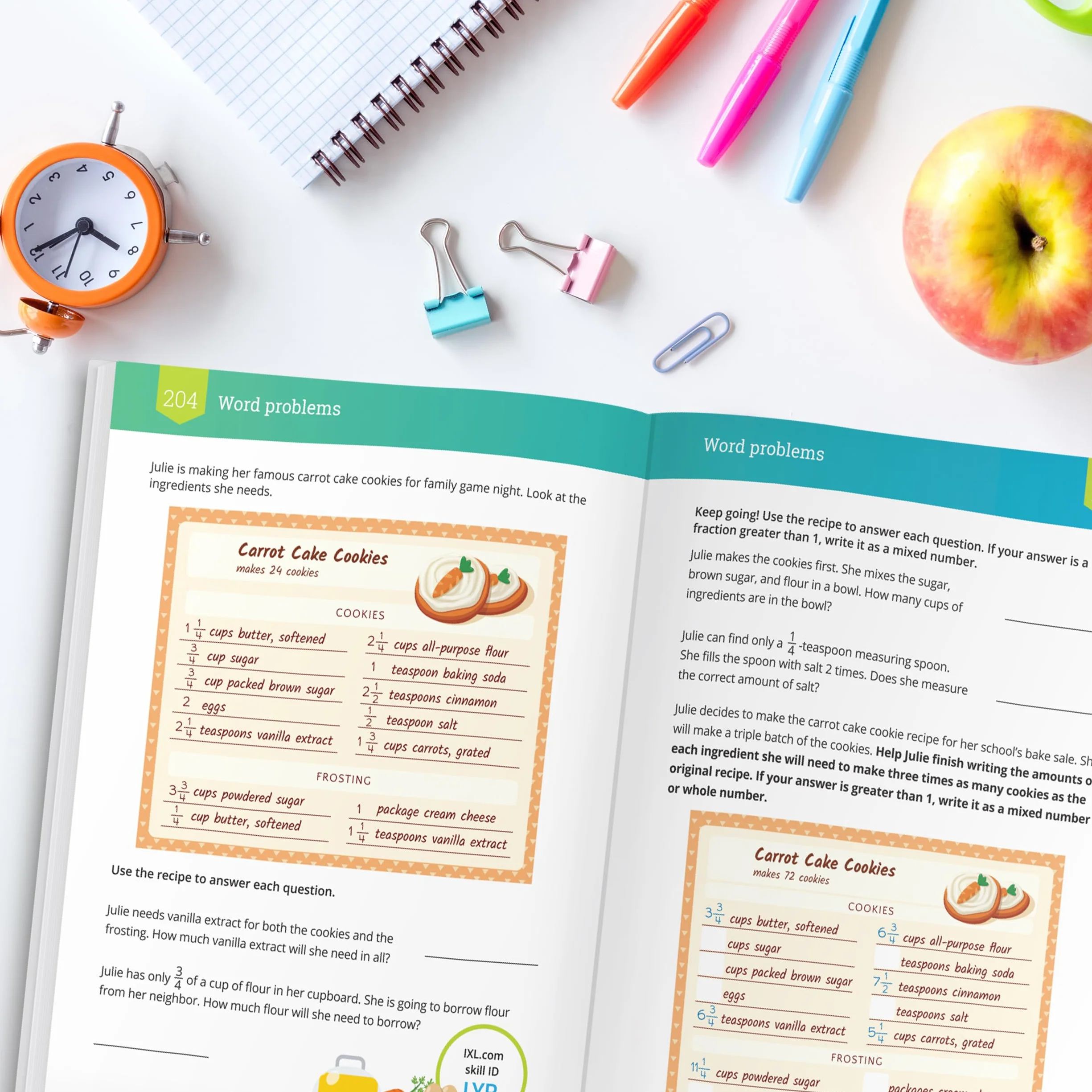 The Ultimate Grade 4 Math Workbook: Multi-Digit Multiplication, Long Division, Addition, Subtraction, Fractions, Decimals, Measurement, and Geometry for Classroom or Homeschool Curriculum