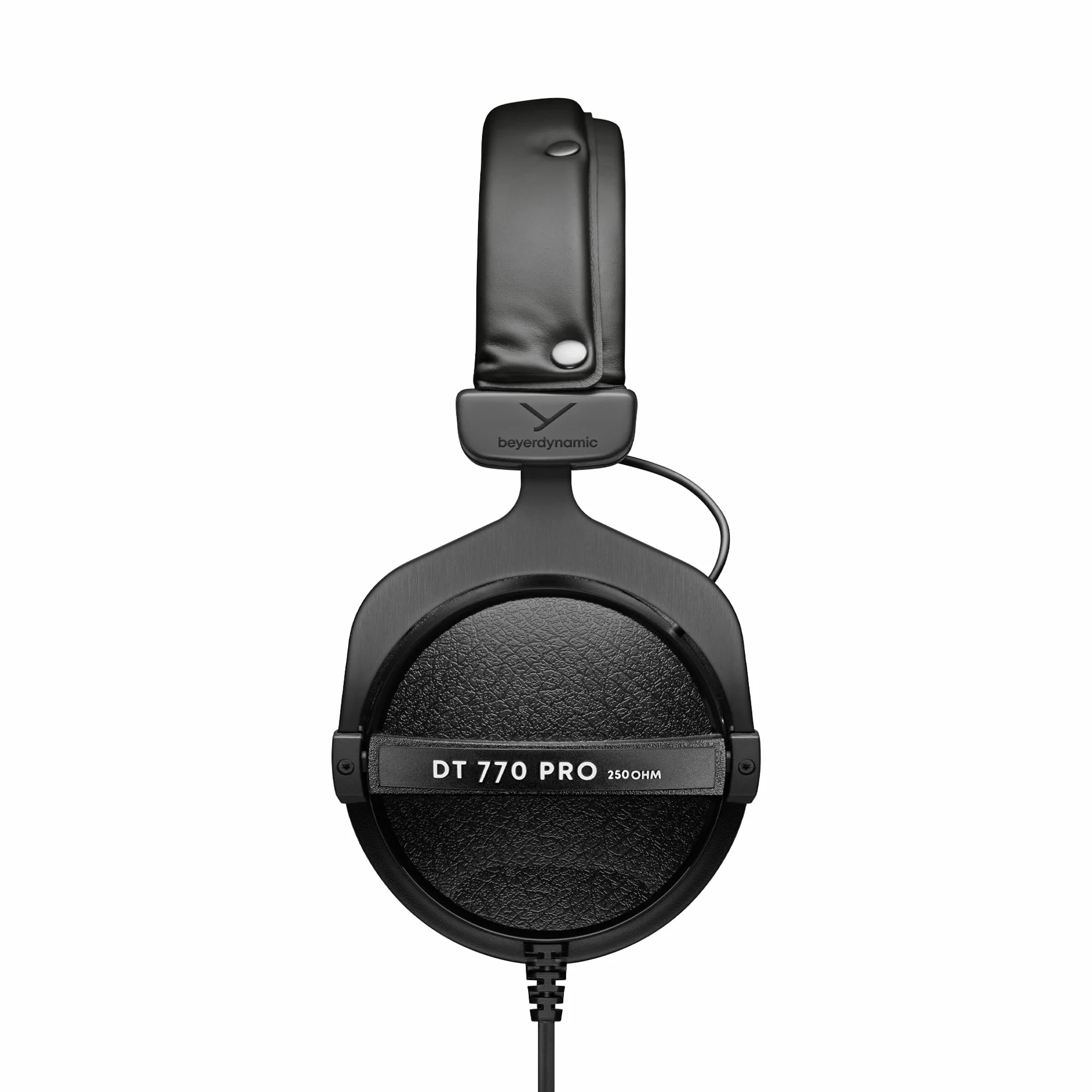 beyerdynamic DT 770 PRO 250 Ohm, nauszne słuchawki studyjne w kolorze czarnym. Zamknięta konstrukcja, przewodowe, idealne do studia i miksowania.