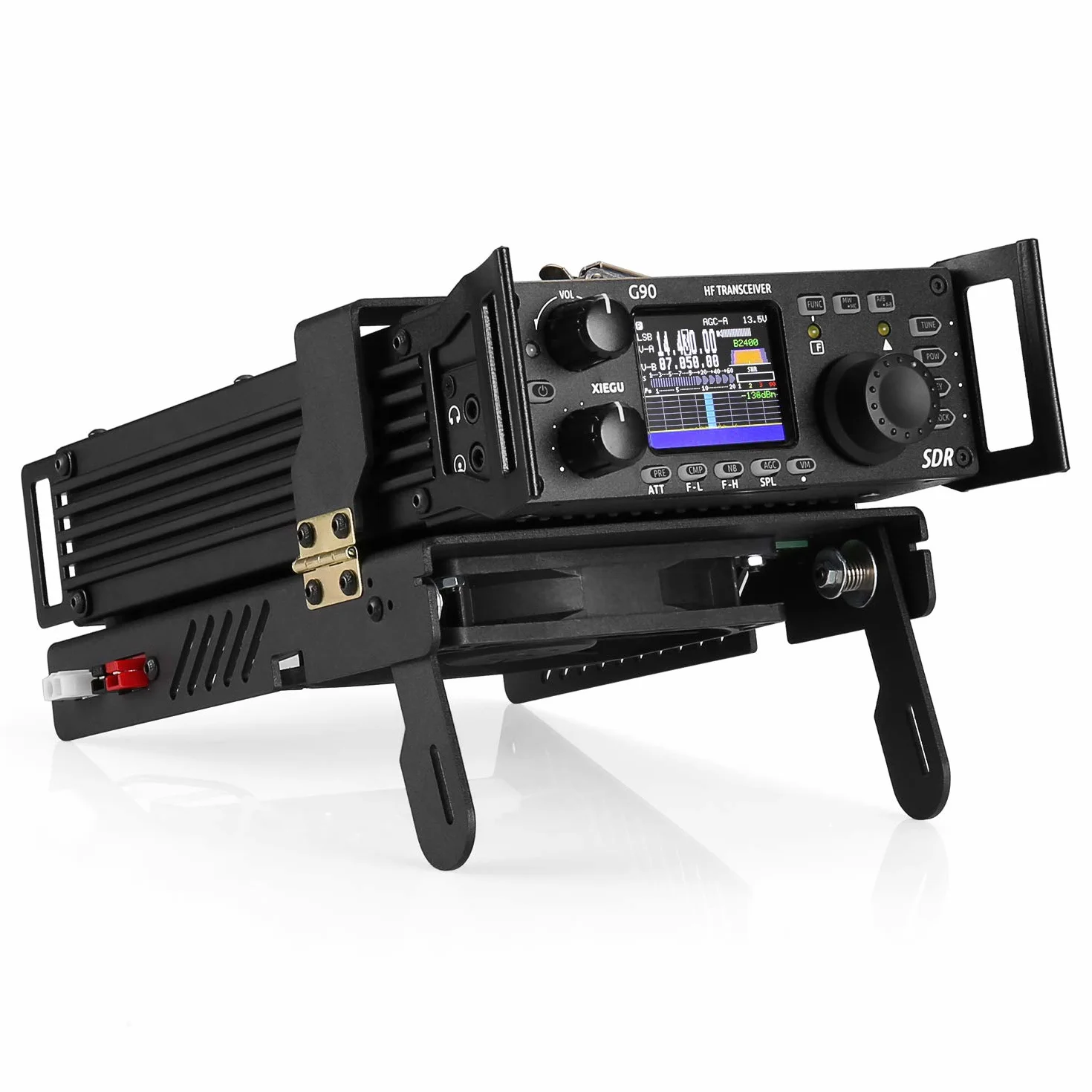 Radioddity G90-H1 uchwyt wentylatora chłodzącego do Xiegu G90