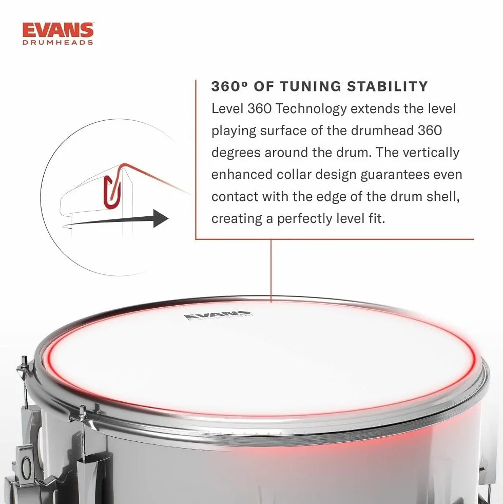 Evans B14DRY Genera Dry Snare Drumhead 14" Coated Talerz