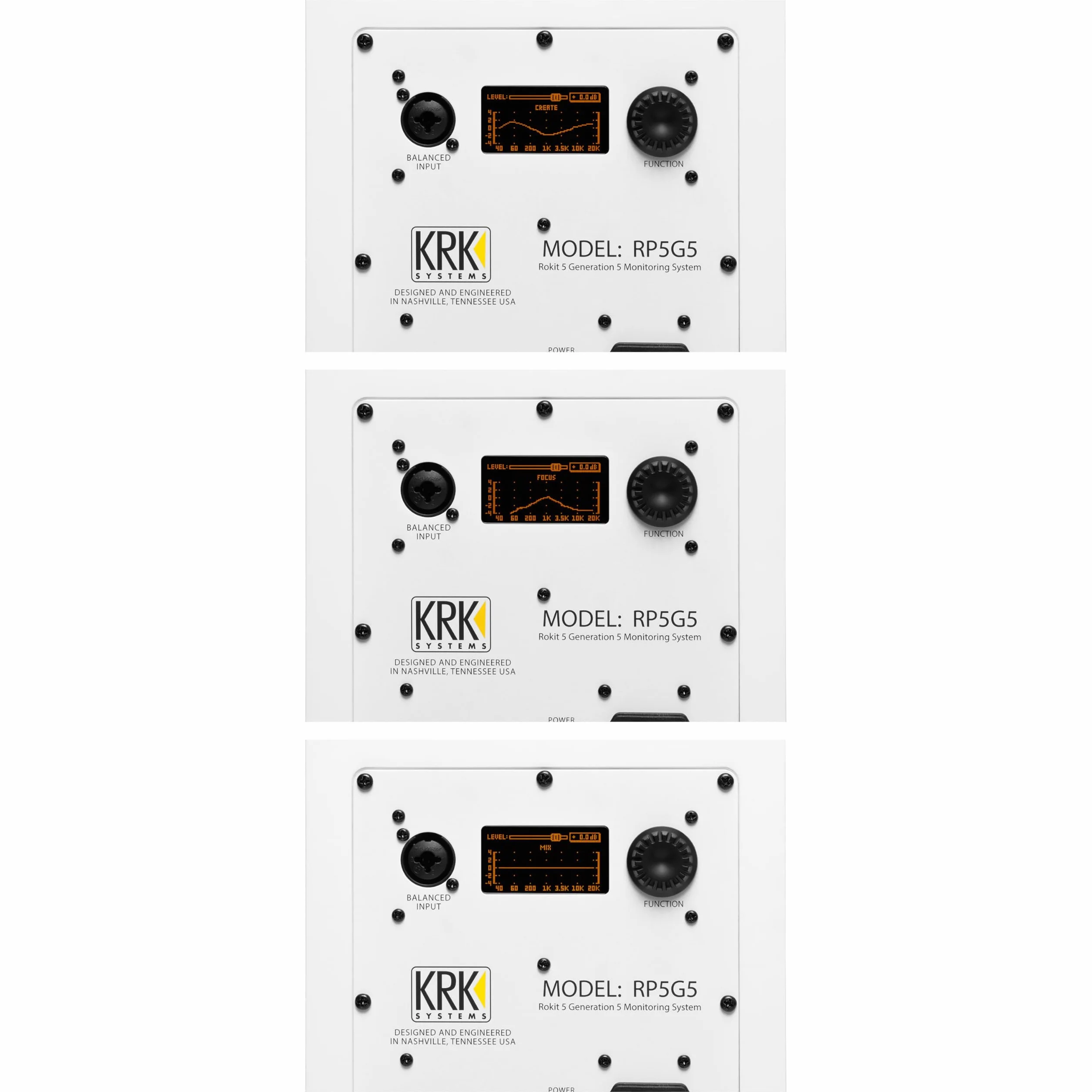 KRK RP5 G5 White Limited głośnik monitorujący (sztuka)