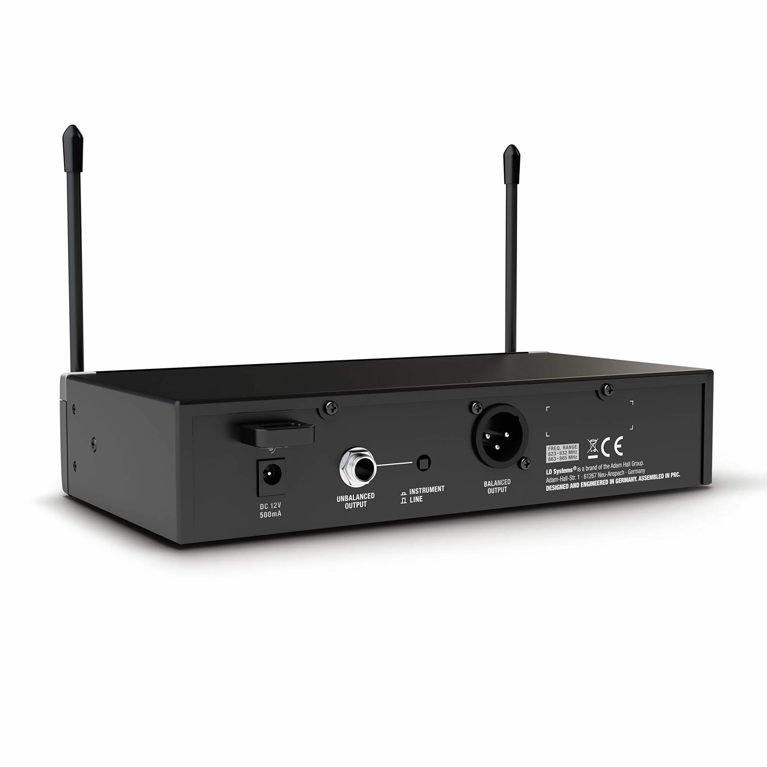 LD Systems U308 HHD - system radiowy z mikrofonem ręcznym dynamiczny - 863-865 MHz+ 823-832 MHz