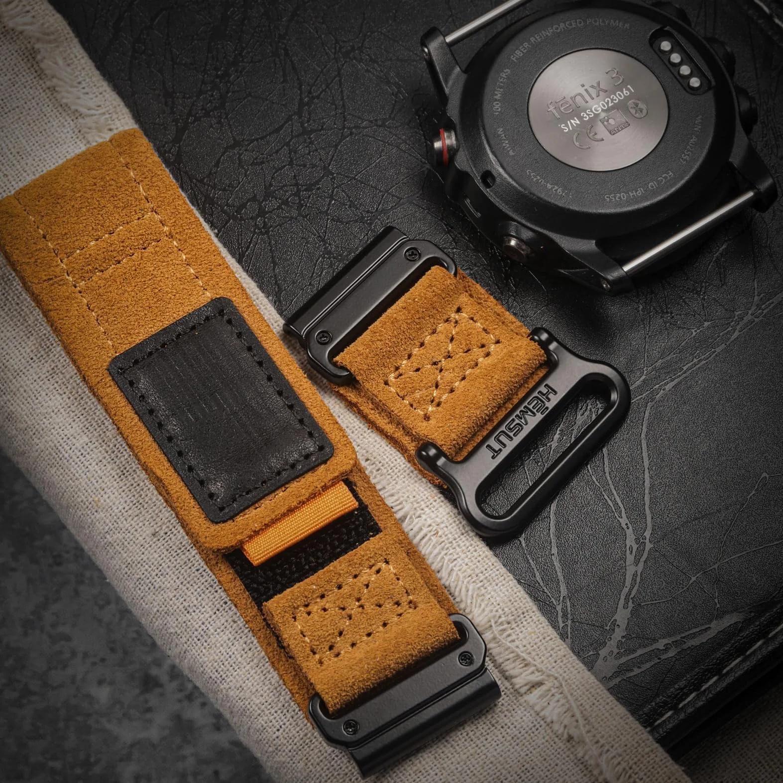 Kompatybilny z paskiem do zegarka Garmin, super wytrzymały nylonowy pasek sportowy typu loop, tkany, do Fenix/ Forerunner/ Vivoactive/ Approach/ MARQ/ quatix/ D2 Series, trwały, dla mężczyzn.