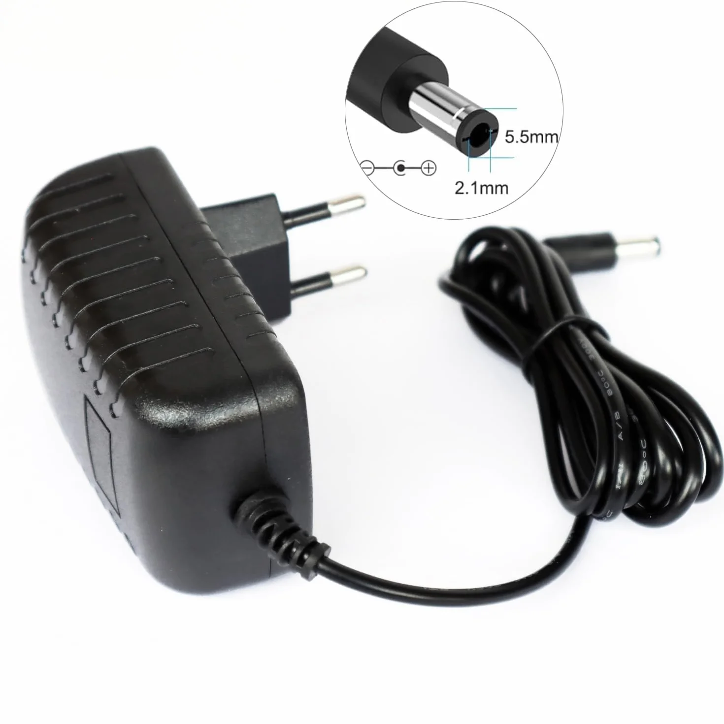 12 V adapter ładowarka zasilacz kabel do ładowania kompatybilny z Yamaha Piano Keyboard PSR-E383, PSR-F52, PSR-E473, PSR-78, P-145, P-225, NP-15, NP-35, PA-130, PA-150b, P125, EZ-220