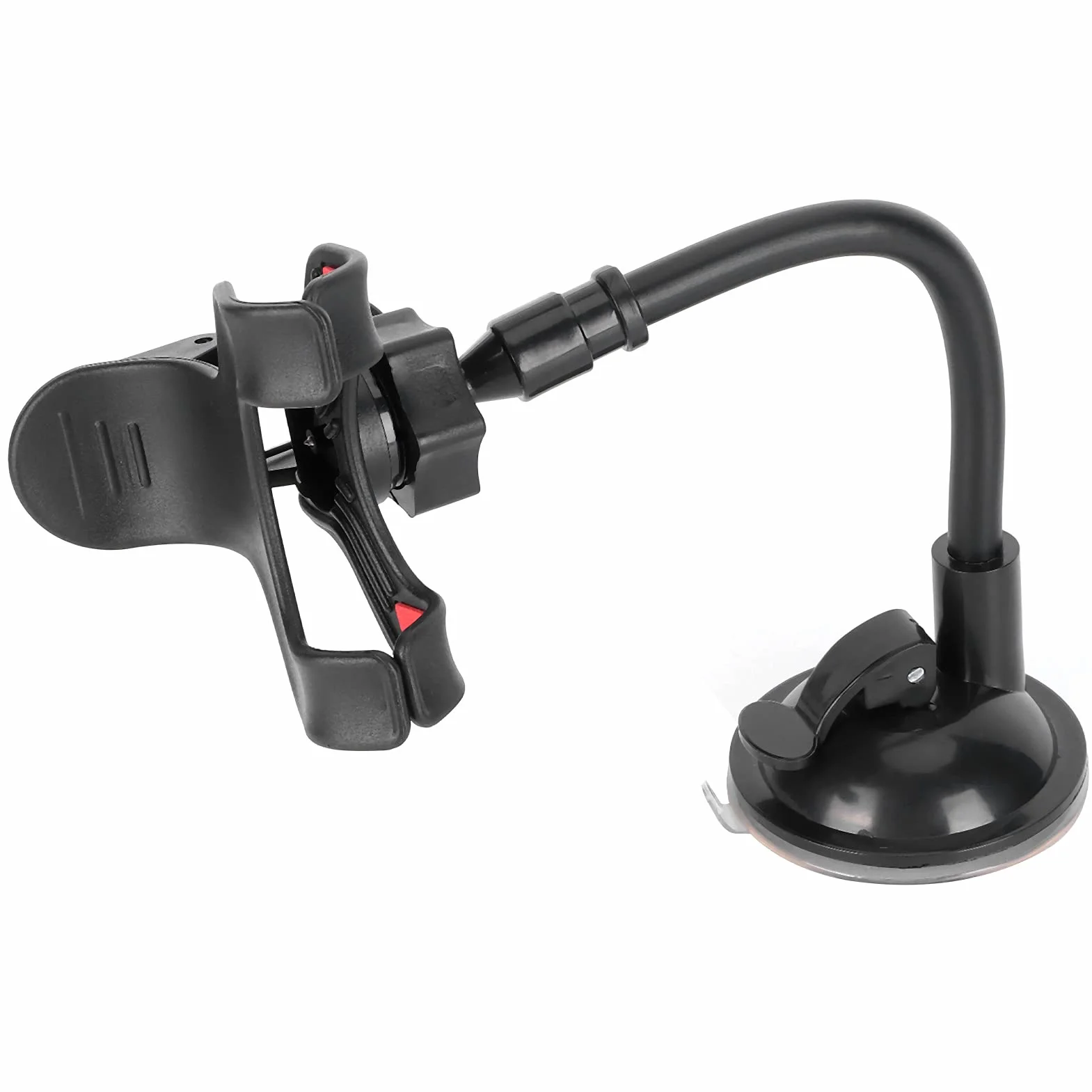 Obrotowy uchwyt na telefon gitarowy o 360 stopni, uchwyt na klips do smartfonów (rozmiar: 12 x 6 cm / 4,7 x 2,4 cala i poniżej), bezpieczny i stabilny, praktyczny do gry na gitarze, nagrywania
