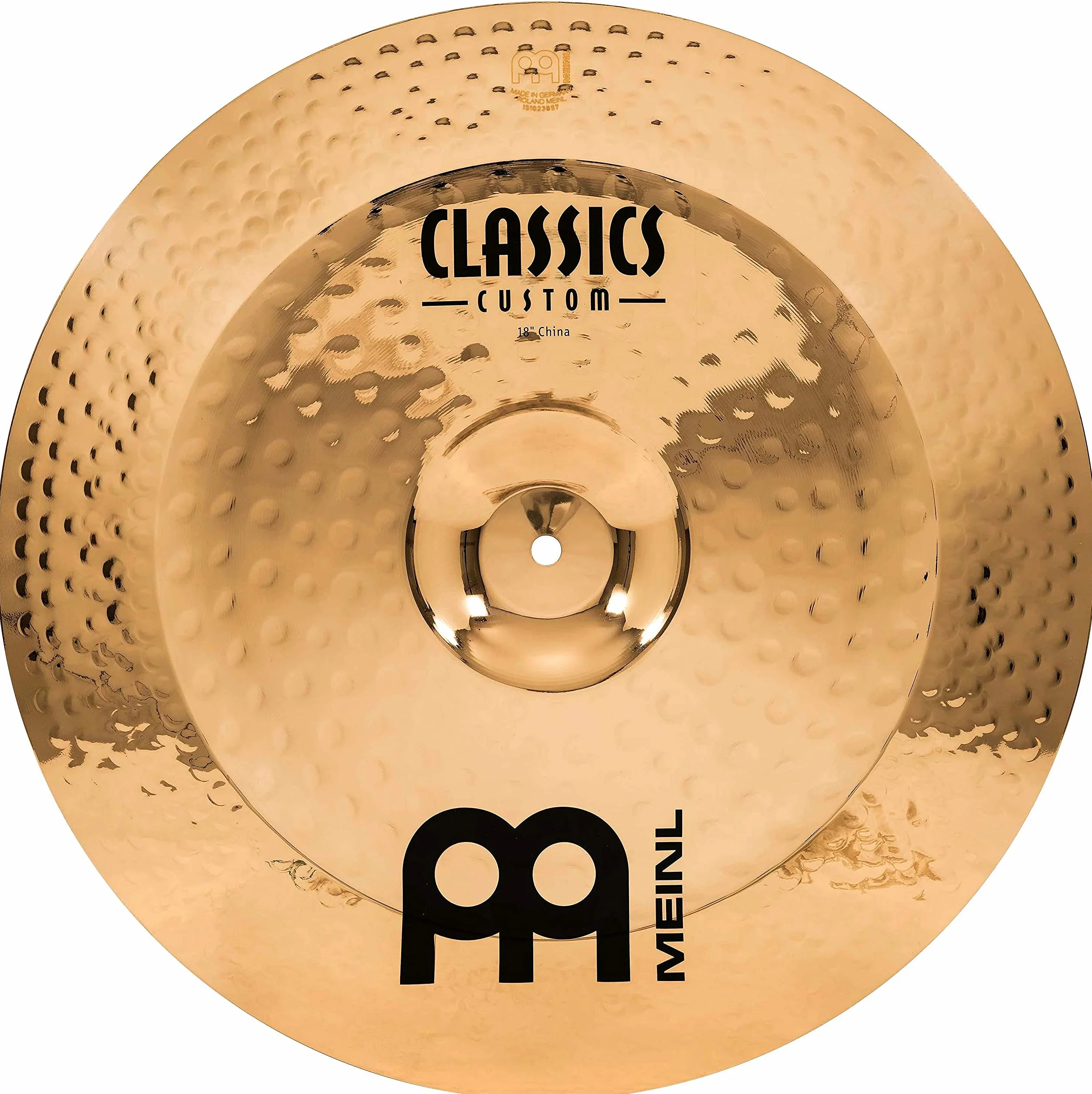 Meinl Cymbals CC18CH-B Classics Custom Serie 45,72 cm (18 cali) Chiny Brilliant Finish umywalka