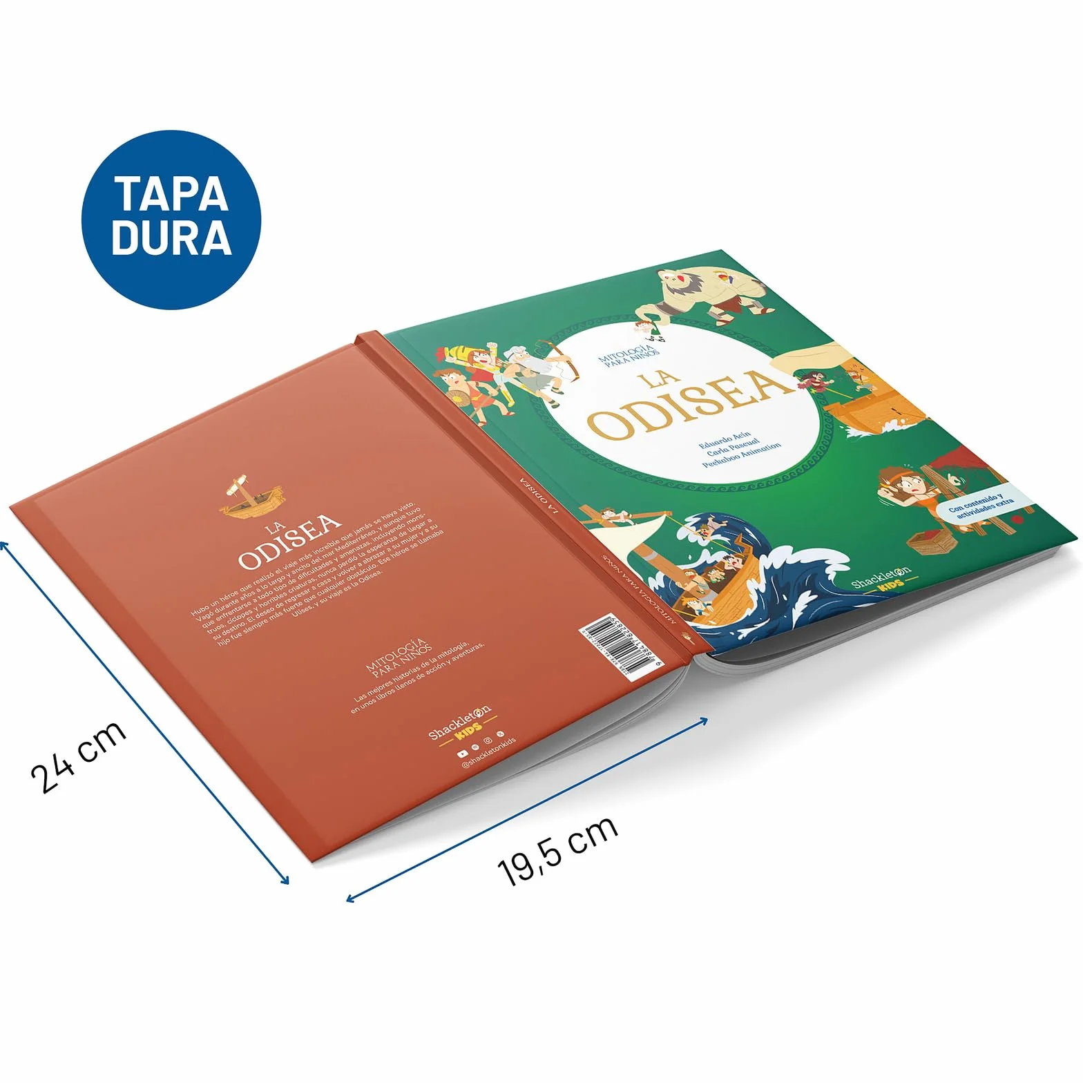 La Odisea / The Odyssey: Las mejores historias de la mitología griega y romana, convertidas en preciosos cuentos para niños.: 1