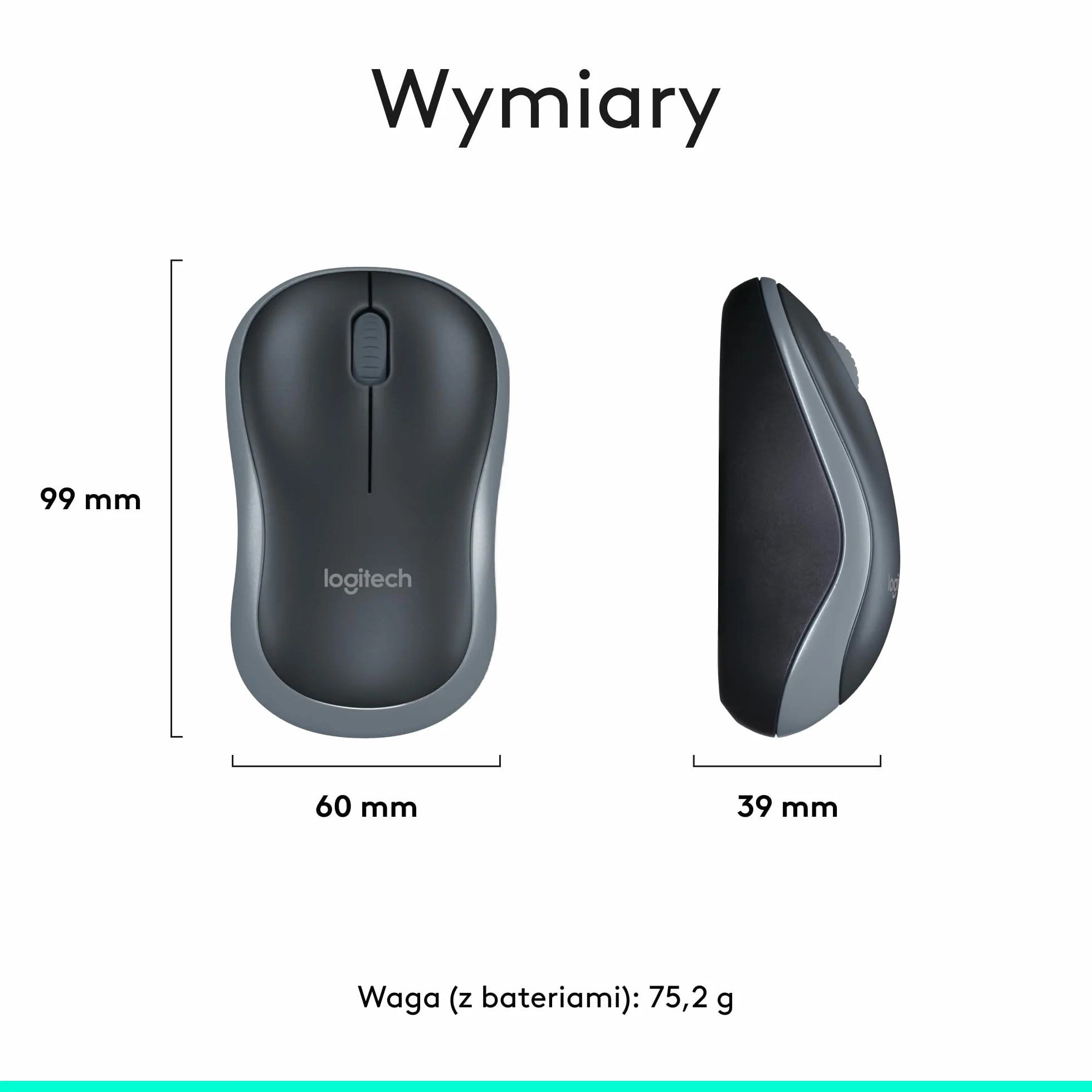 Logitech MK270 Bezprzewodowy Zestaw Klawiatura i Mysz dla Windows, 2,4 GHz, Kompaktowa Myszka, 8 multimedialnych klawiszy skrótowych, bateria 2 lata, dla PC, Laptop, QWERTY układ US Intl - Czarny