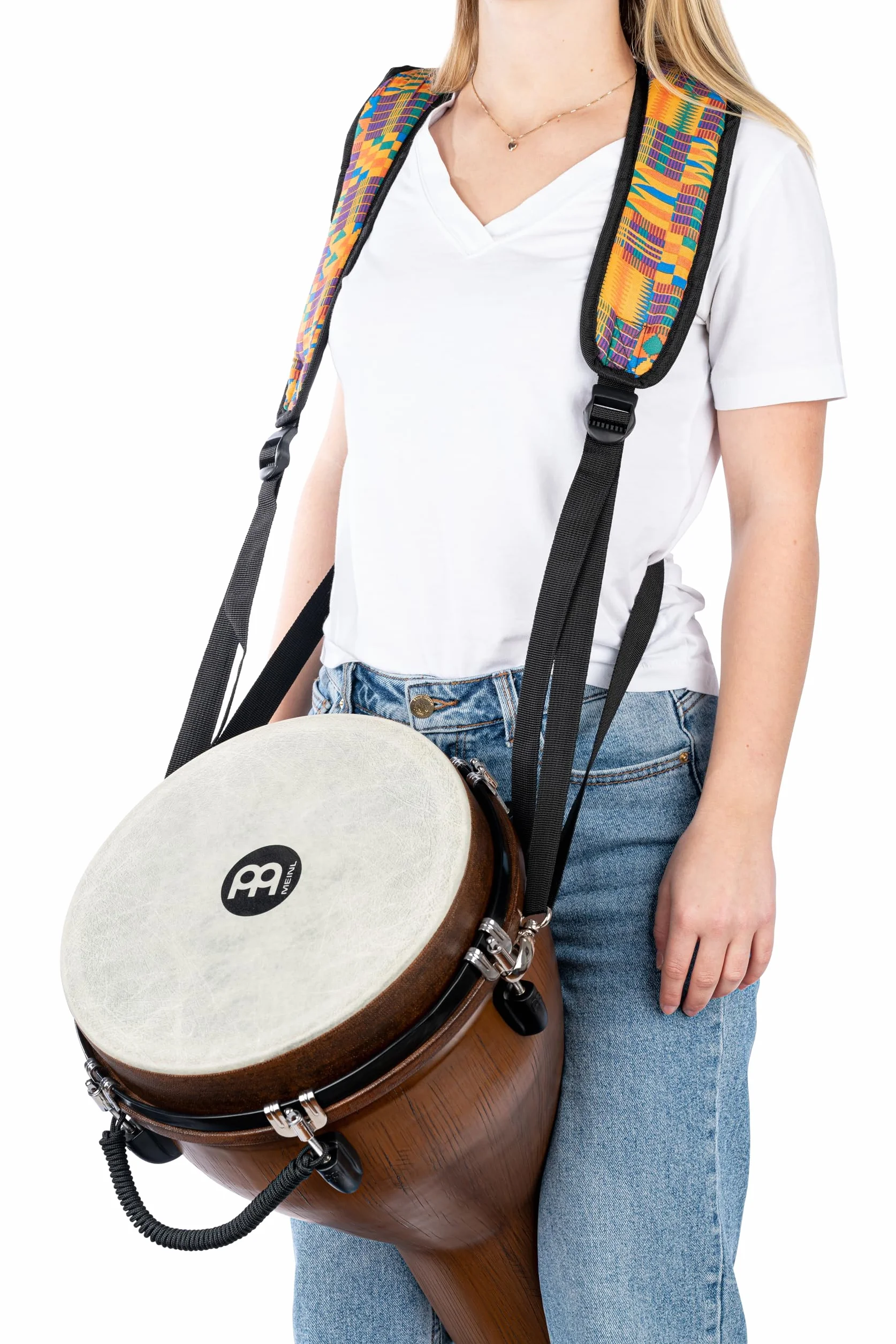 Meinl Percussion Djembe Strap, Kenyan Quilt