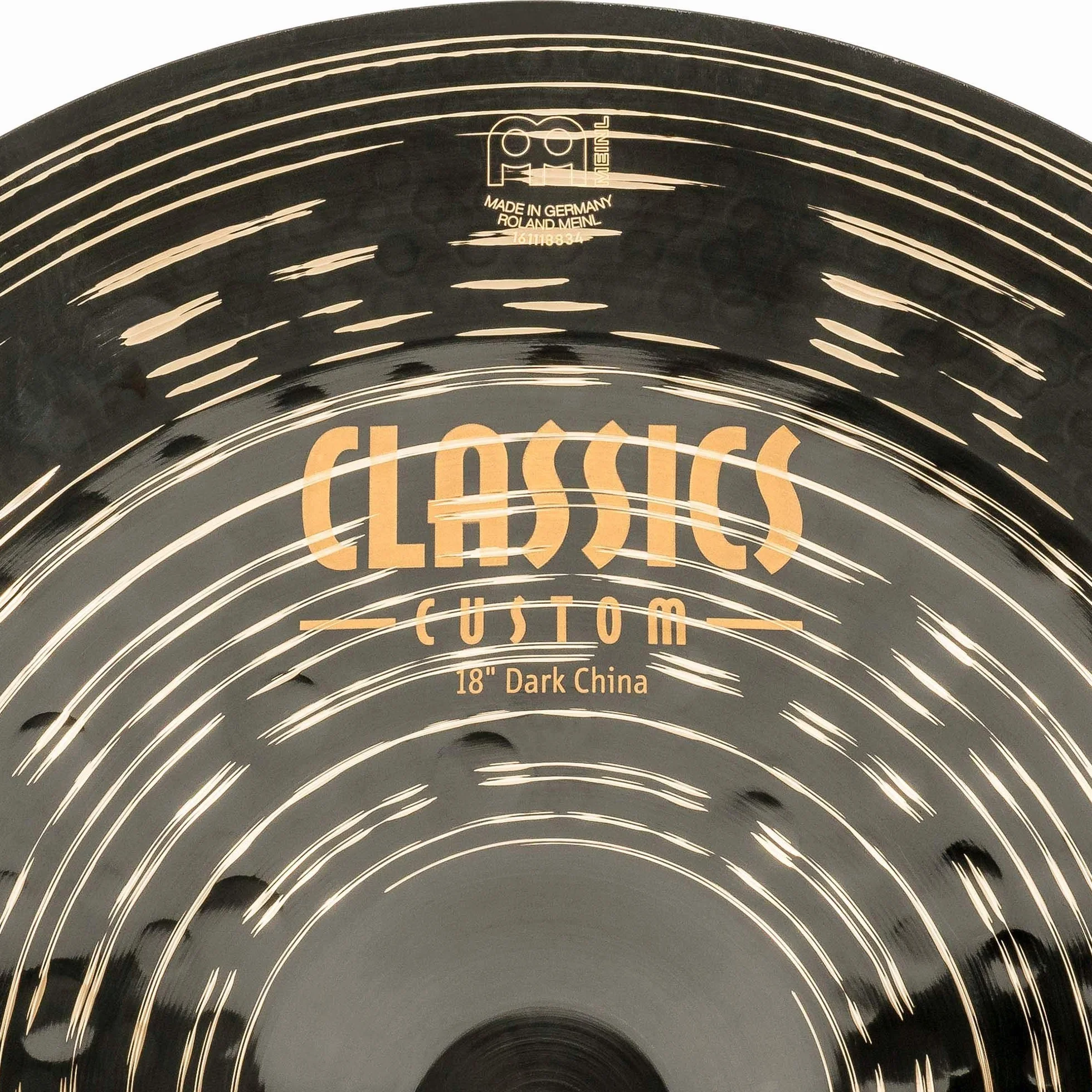 Meinl Cymbals Klasyczne niestandardowe ciemne Chiny - 45 cm (CC18DACH)