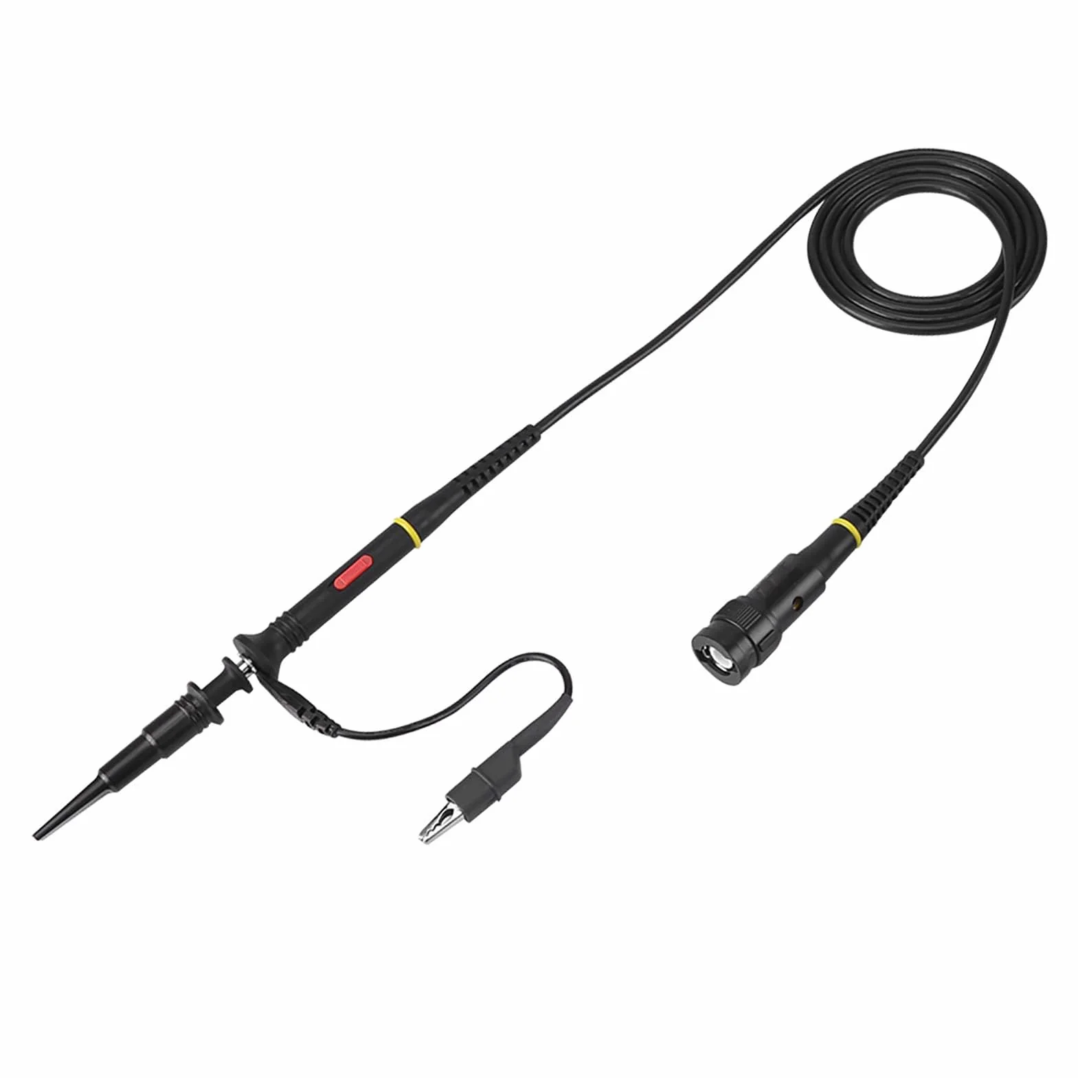 1pc P2200 Uniwersalny Wysoki Pp215, Sonda Zakres Sondy dokładność 200MHz Sonda Oscyloskopowa X1 Zestaw Akcesoriów BNC Sondy Klipsowe Kabel Klipsowy Czarny