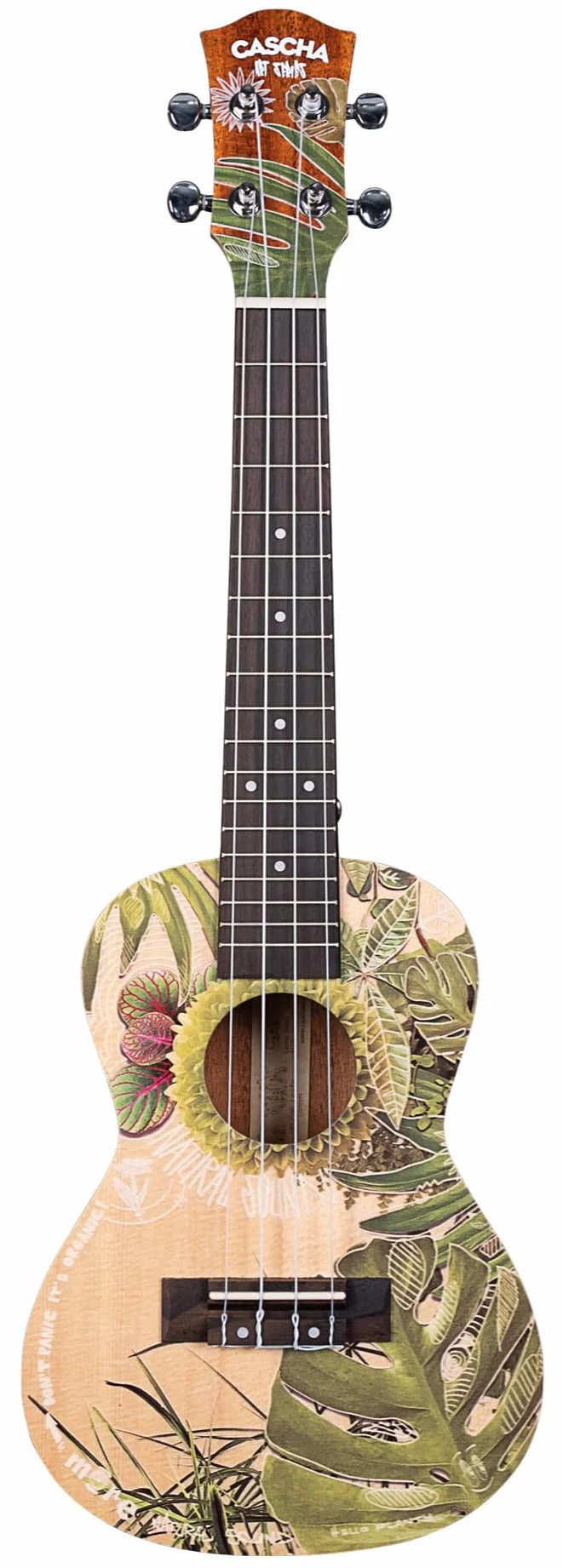 Concert ukulele Art Series Leafy