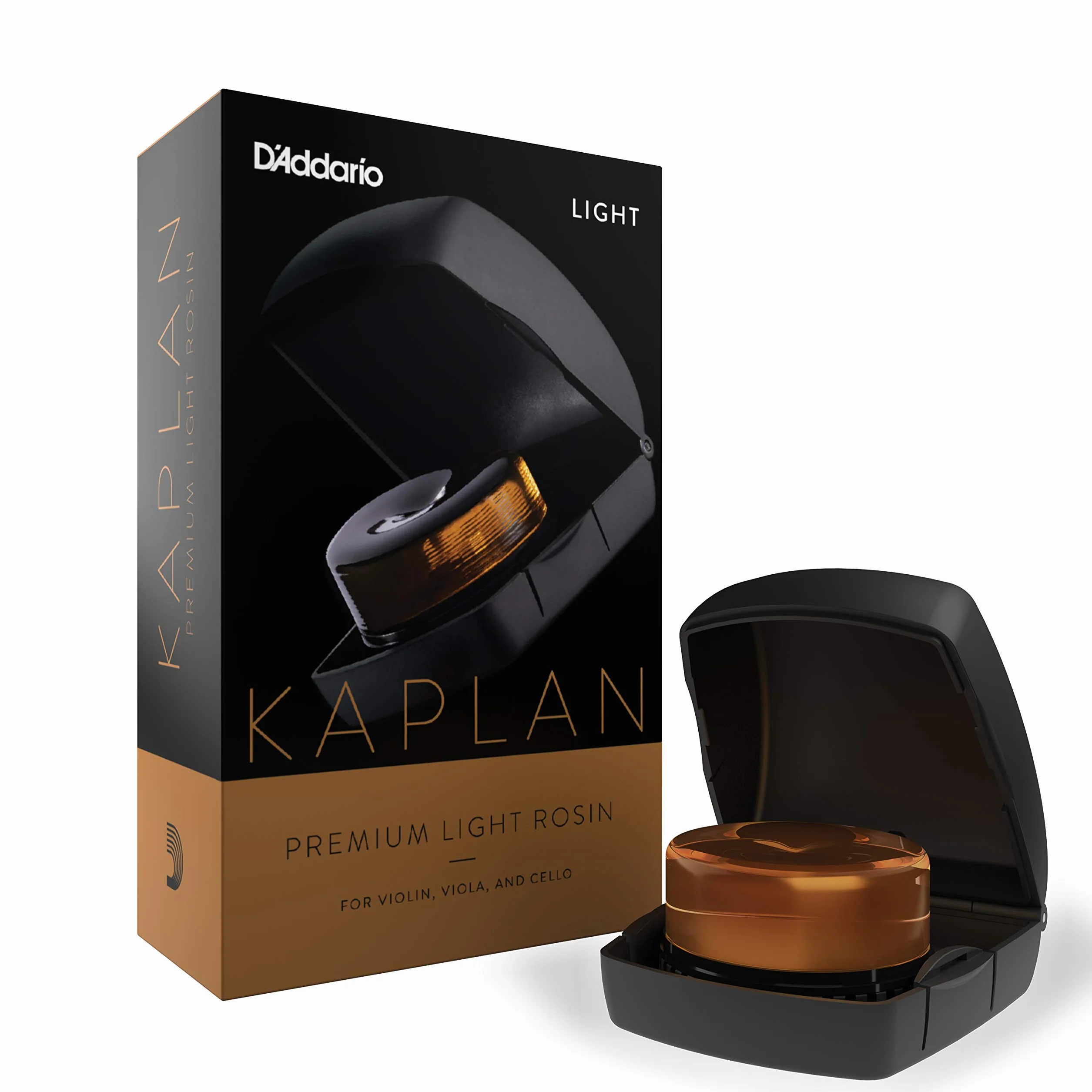 D'Addario Kaplan Premium kalafonia z etui lekka