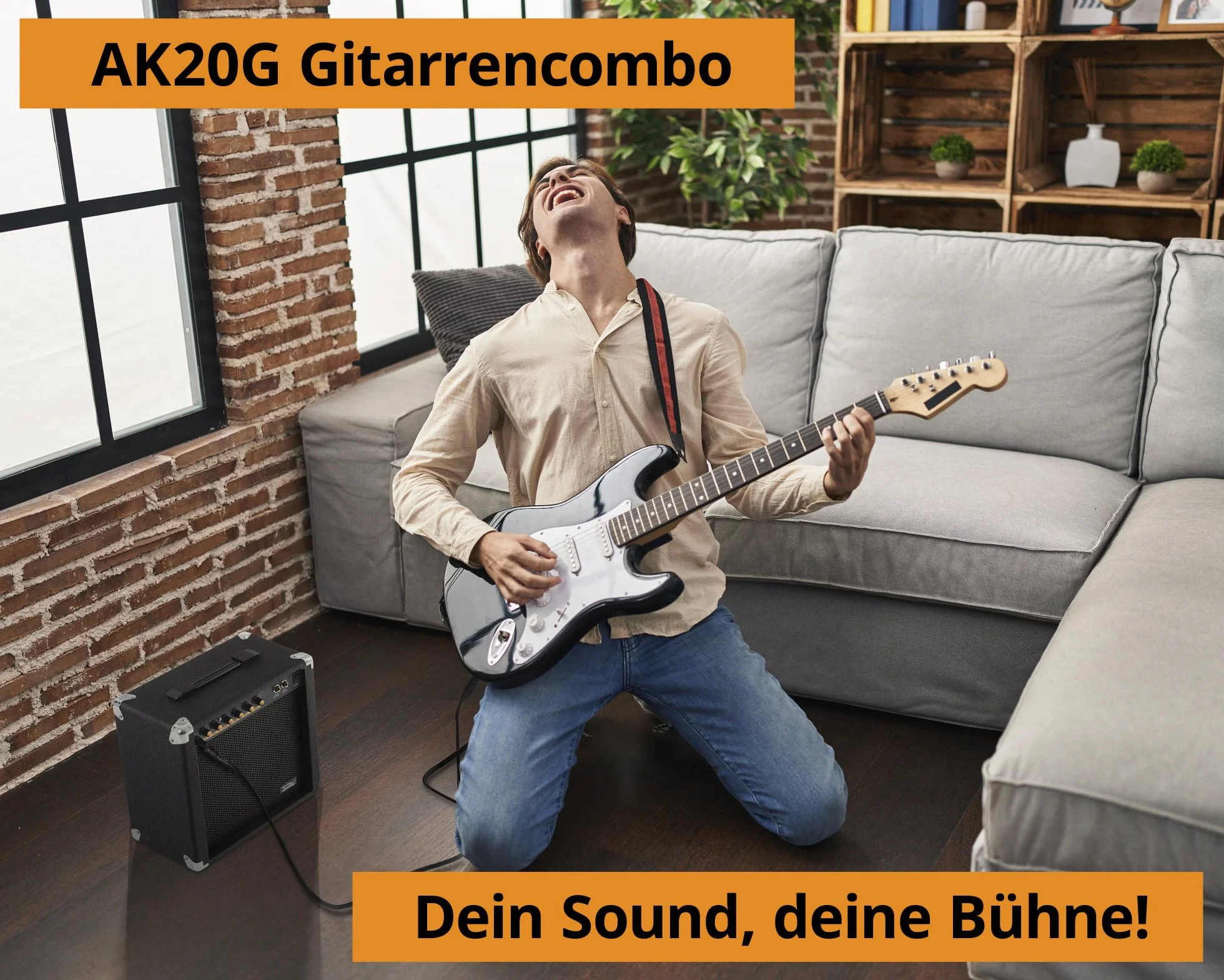 Soundking AK20-G Wzmacniacz gitarowy - dwukanałowy, 60 W