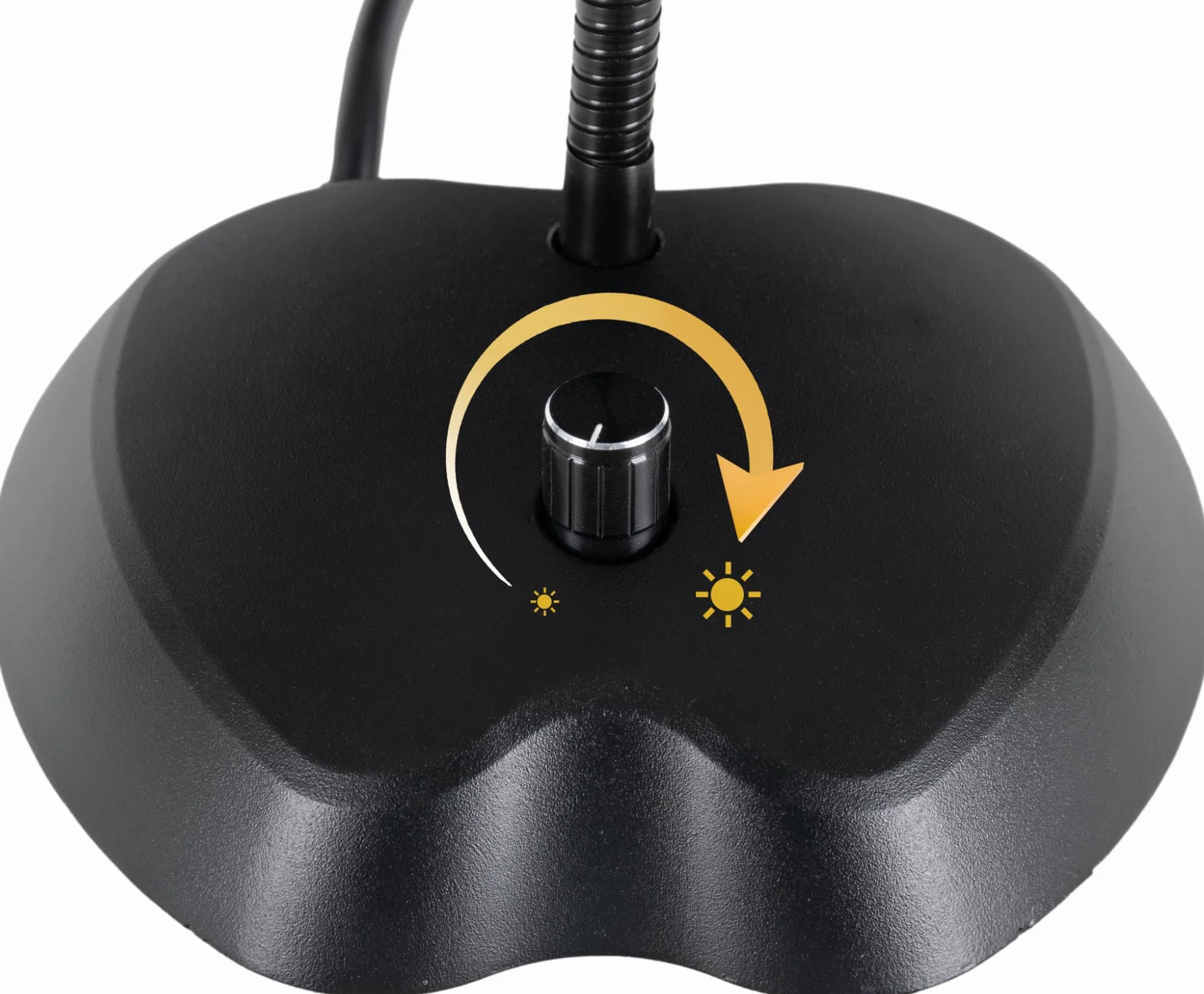 Classic Cantabile lampa fortepianowa LED 36 diod 38 cm USB czarna