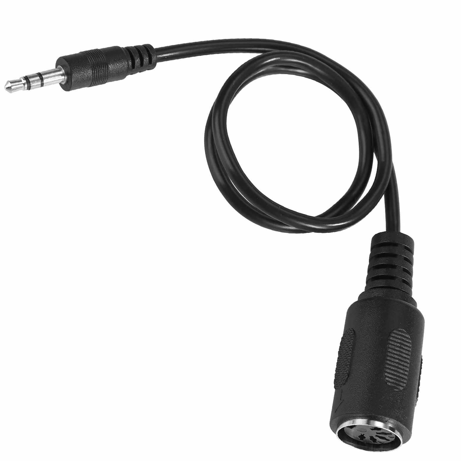 2 Sztuki Adapter Typ-A MIDI do 3,5mm, 35,5cm Przejściówka MIDI Żeńska na TRS 3,5mm Męska Konwerter Audio do Keyboardów Syntezatorów & DAWs
