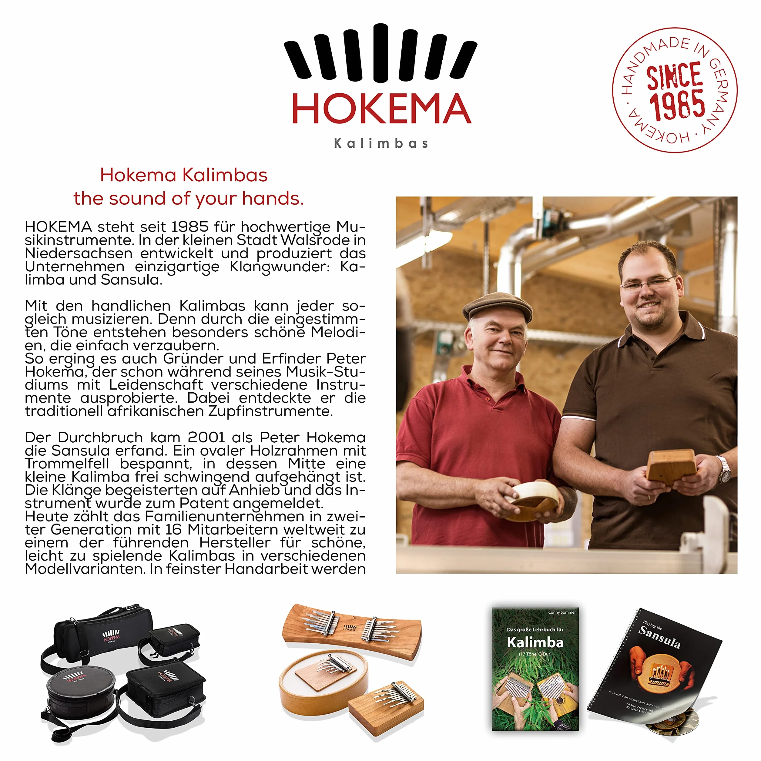 Hokema Kalimbas 05 Sansula Basic