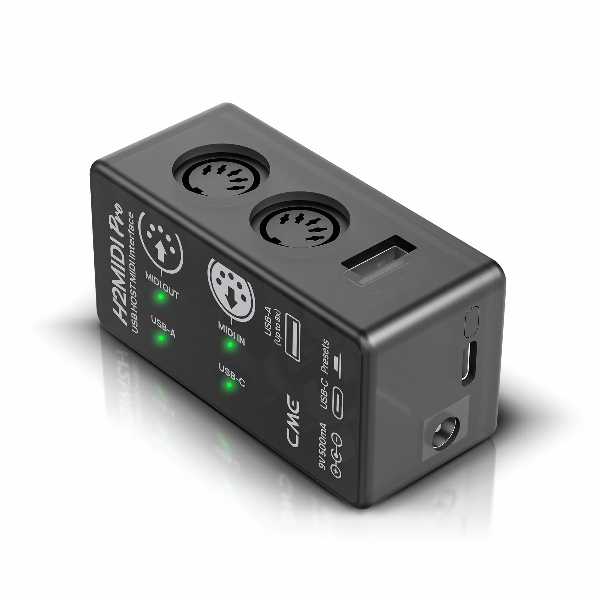 CME H2MIDI Pro interfejs MIDI USB 32-bitowy procesor podwójne zasilanie kompaktowy