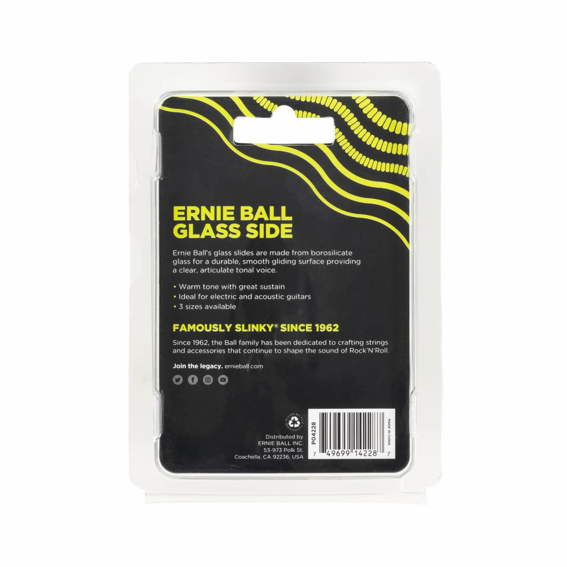 Ernie Ball Glass Guitar Slide - Medium