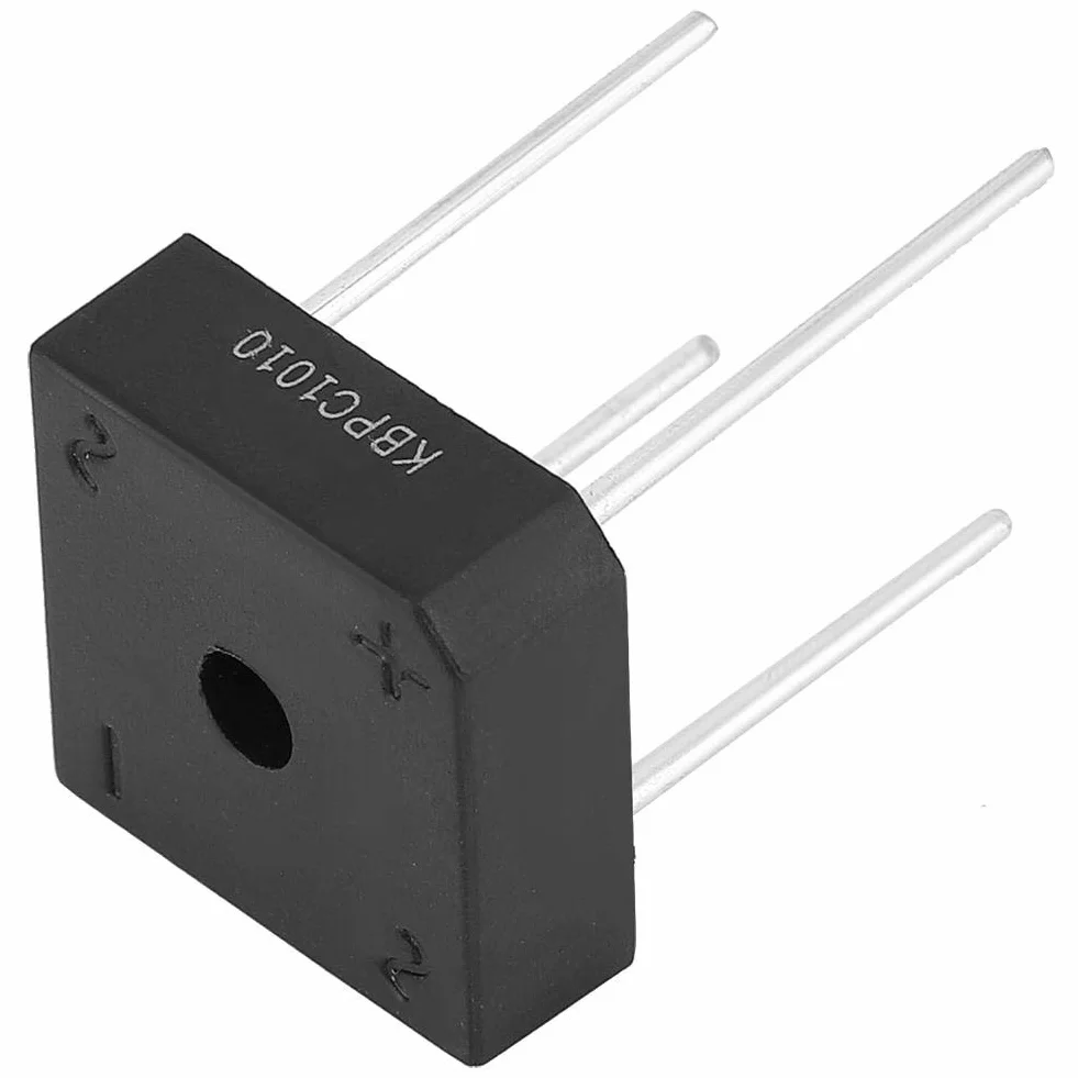 Kbpc-1010 Mostek Prostowniczy Mostek Ołowiu Dioda 10A 1000 V Mostek Diodowy Do Urządzeń Gospodarstwa Domowego Przemysłowy Obwód Elektroniczny (5 Sztuk)