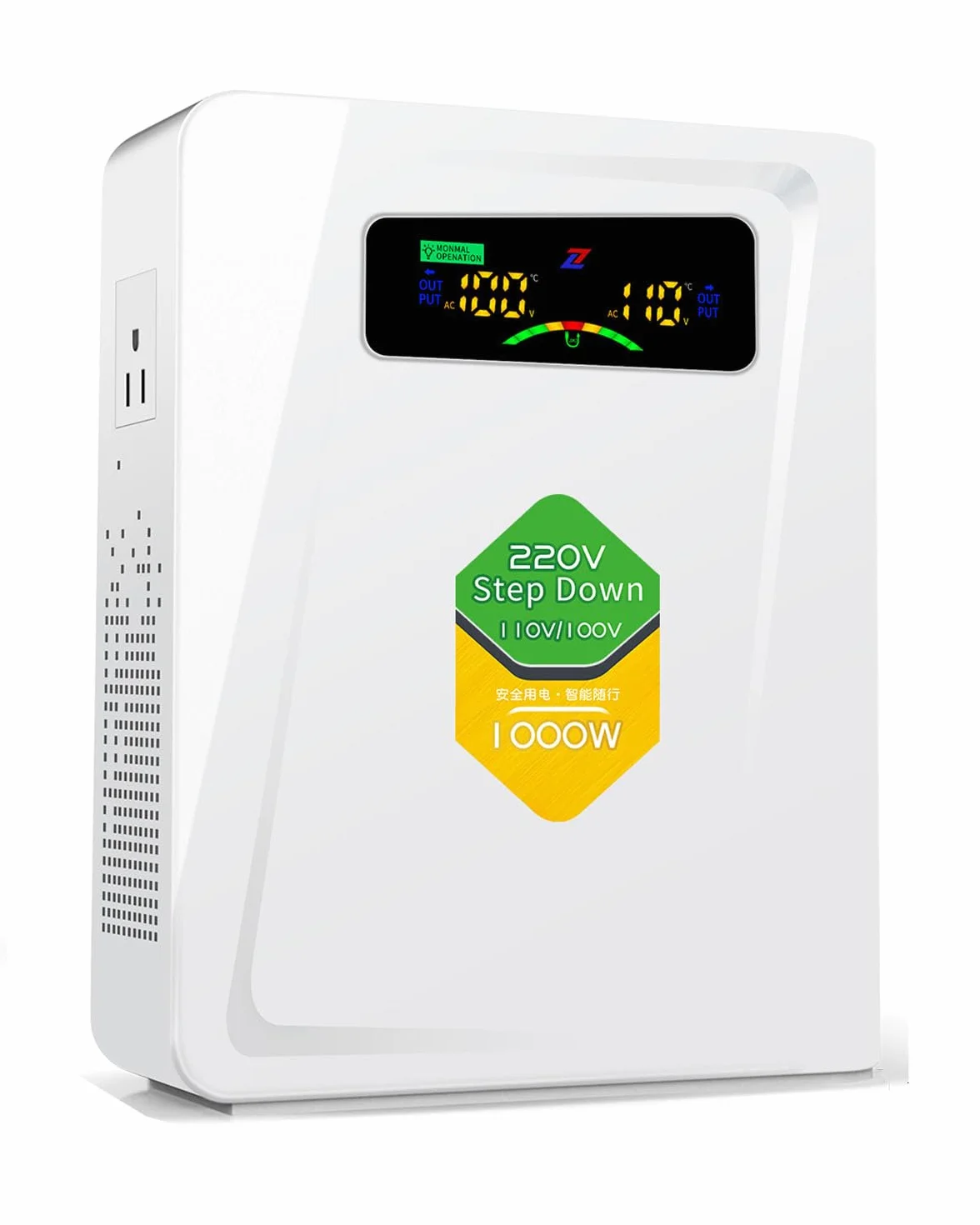ZHENGXI ELECTRIC Przetwornica napięcia 1000 W 230 V na 110 V, transformator Step Down Voltage Converter 220 V do 110 V