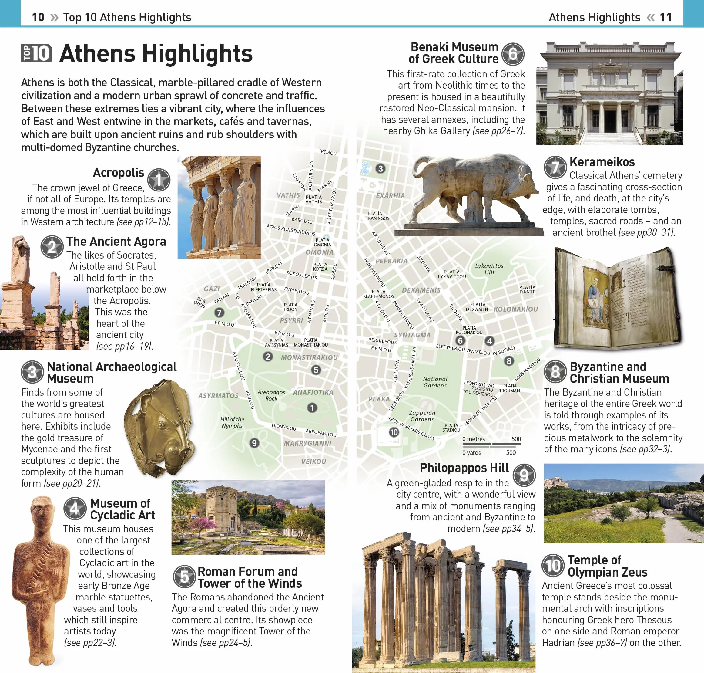 DK Top 10 Athens: Top 10 lists for your perfect trip, plus an all-weather folded map