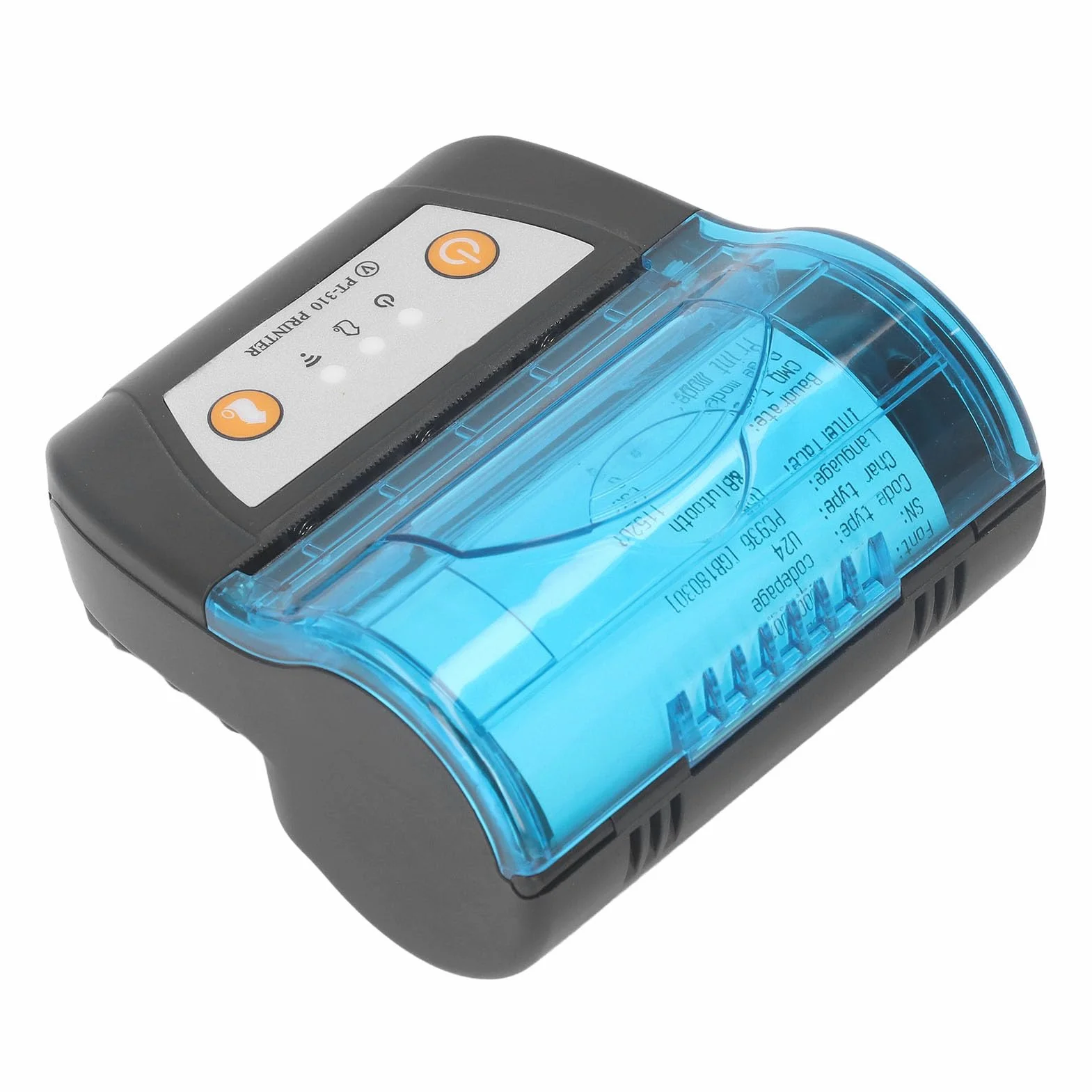 Przenośna Drukarka Paragonów Bluetooth 80mm Drukarka Etykiet Bezprzewodowa Drukarka Termiczna Wbudowana Bateria do Biura Podróży w Domu