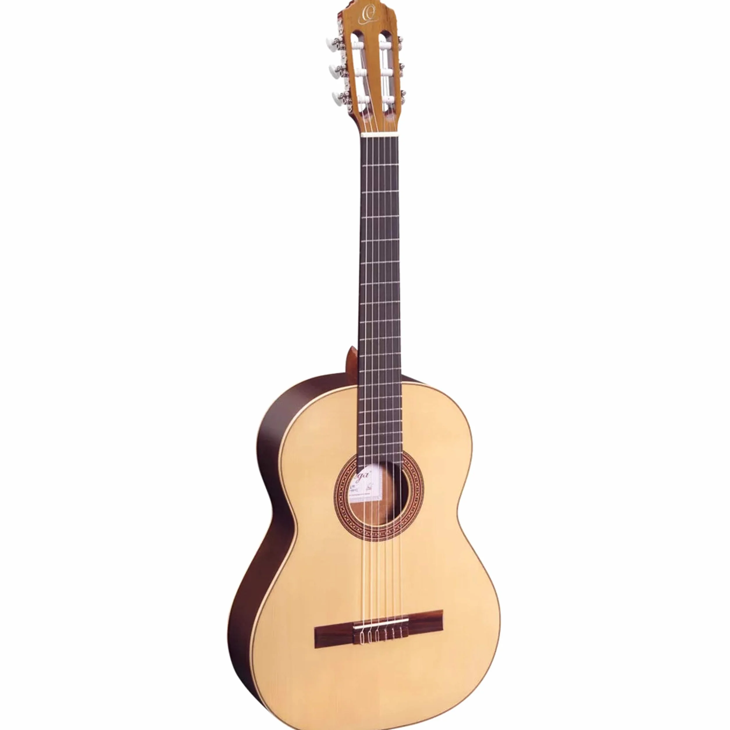 Ortega R210 gitara klasyczna nylonowa 6-strunowa z solidnym topem świerkowym i mahoniowym korpusem