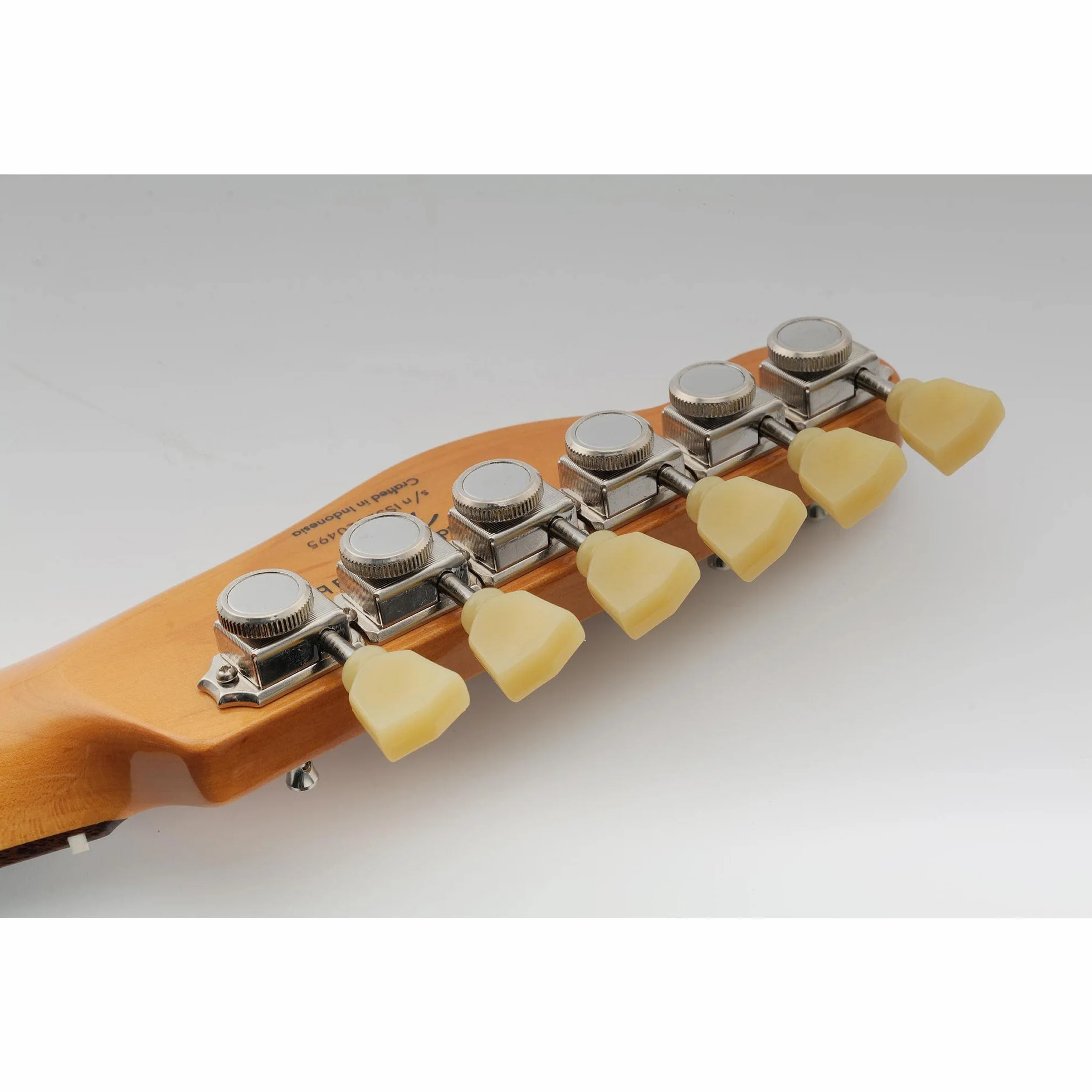 Musiclily Pro 6 w linii Vintage Tunery Blokujące Gitaryowe Klucze Blokowane Kołki do Strojenia do Gitary Elektrycznej Strat Tele, Nikiel Keystone Główki