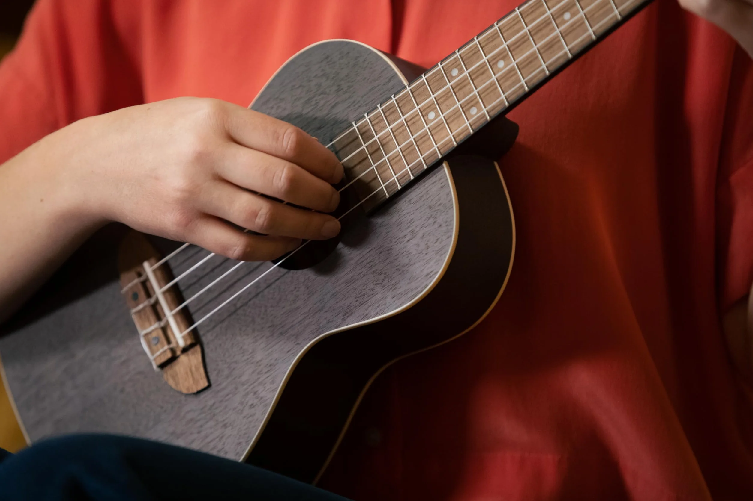 Ortega Guitars Akustyczne Ukulele Koncertowe Seria Earth Okoume Czarny