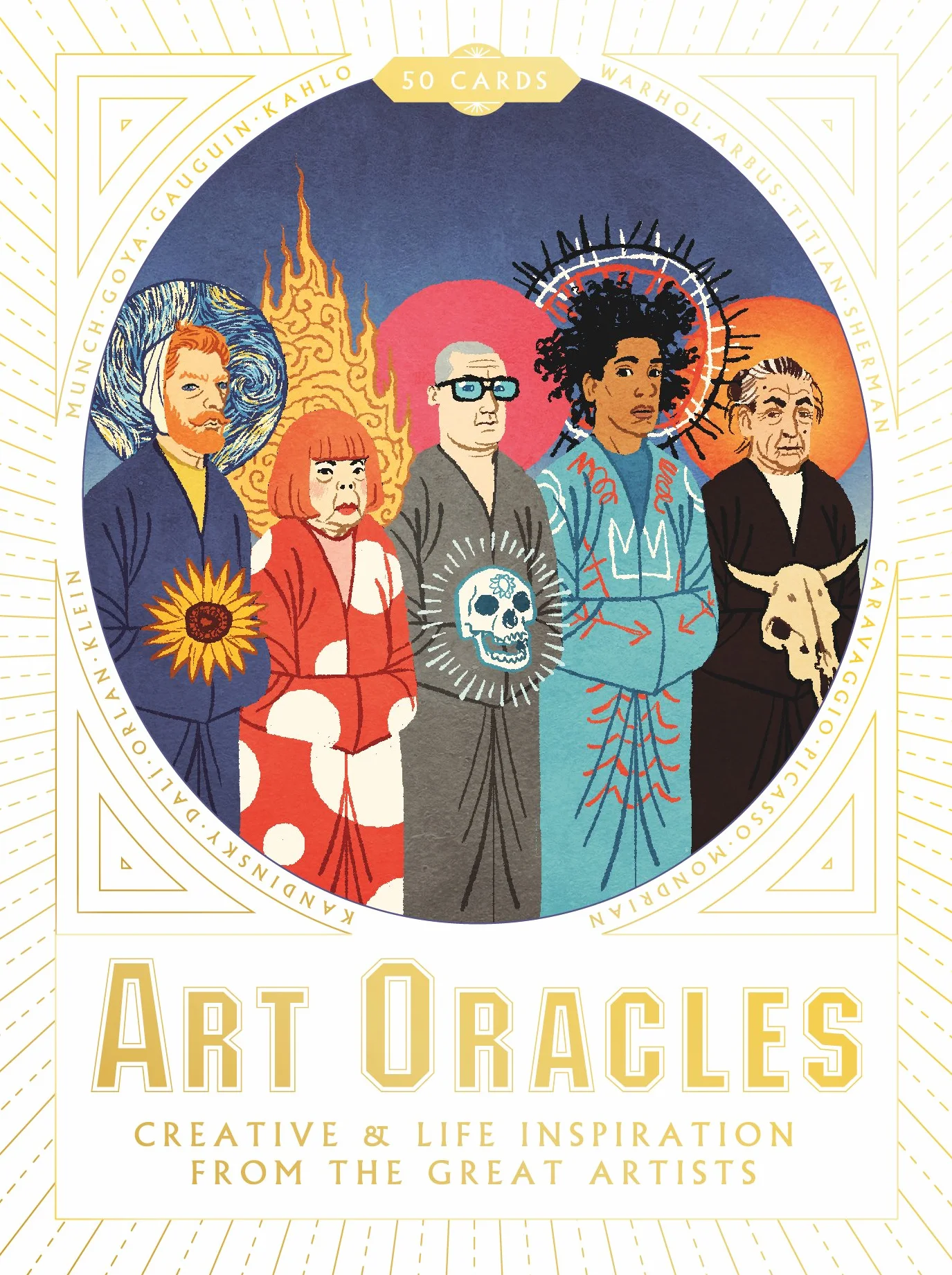 Art Oracles 50 Cards /anglais: Creative & Life inspiration from the Great Artists