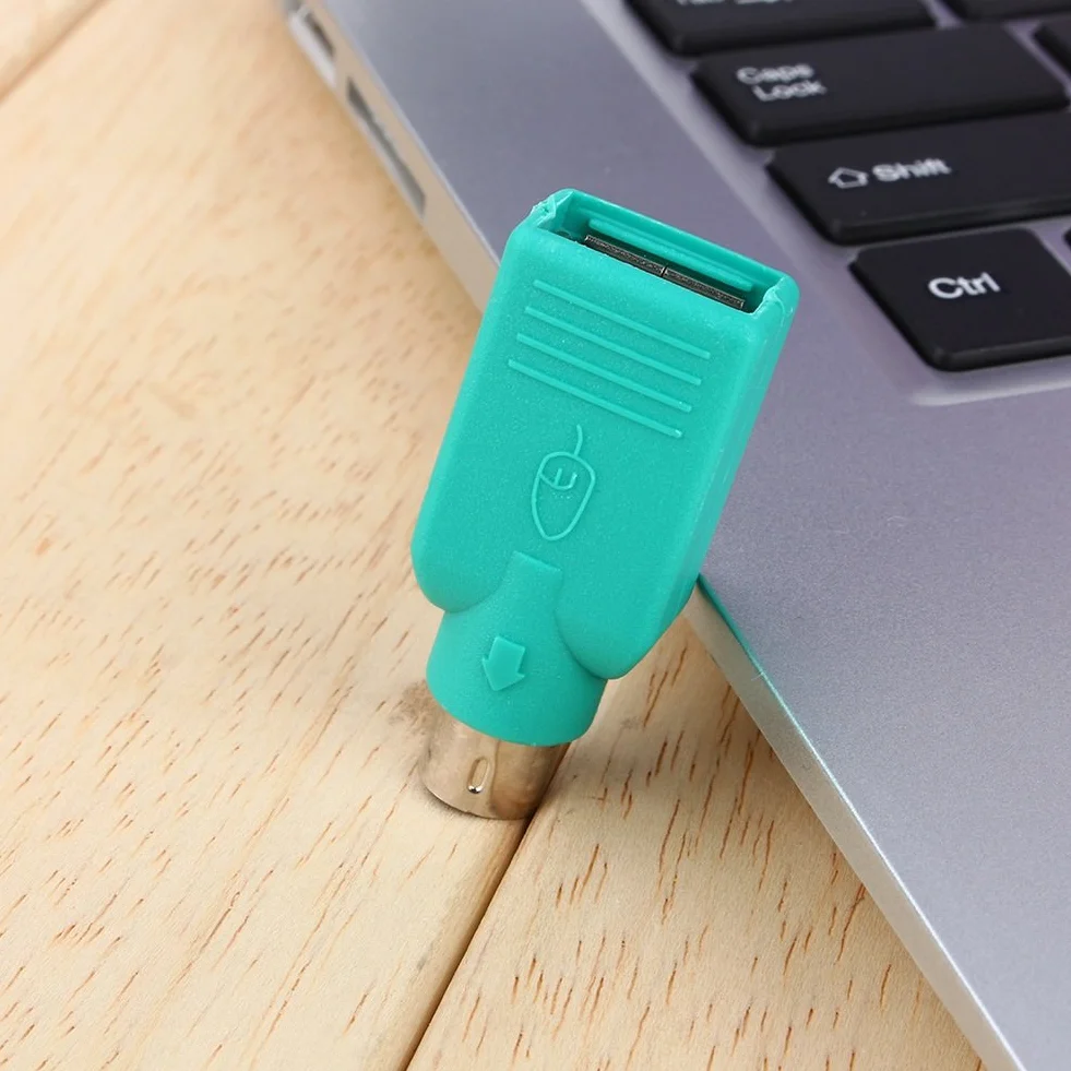VGEBY Adapter USB żeński na PS2 męski wymienny konwerter USB dla klawiatury i myszy