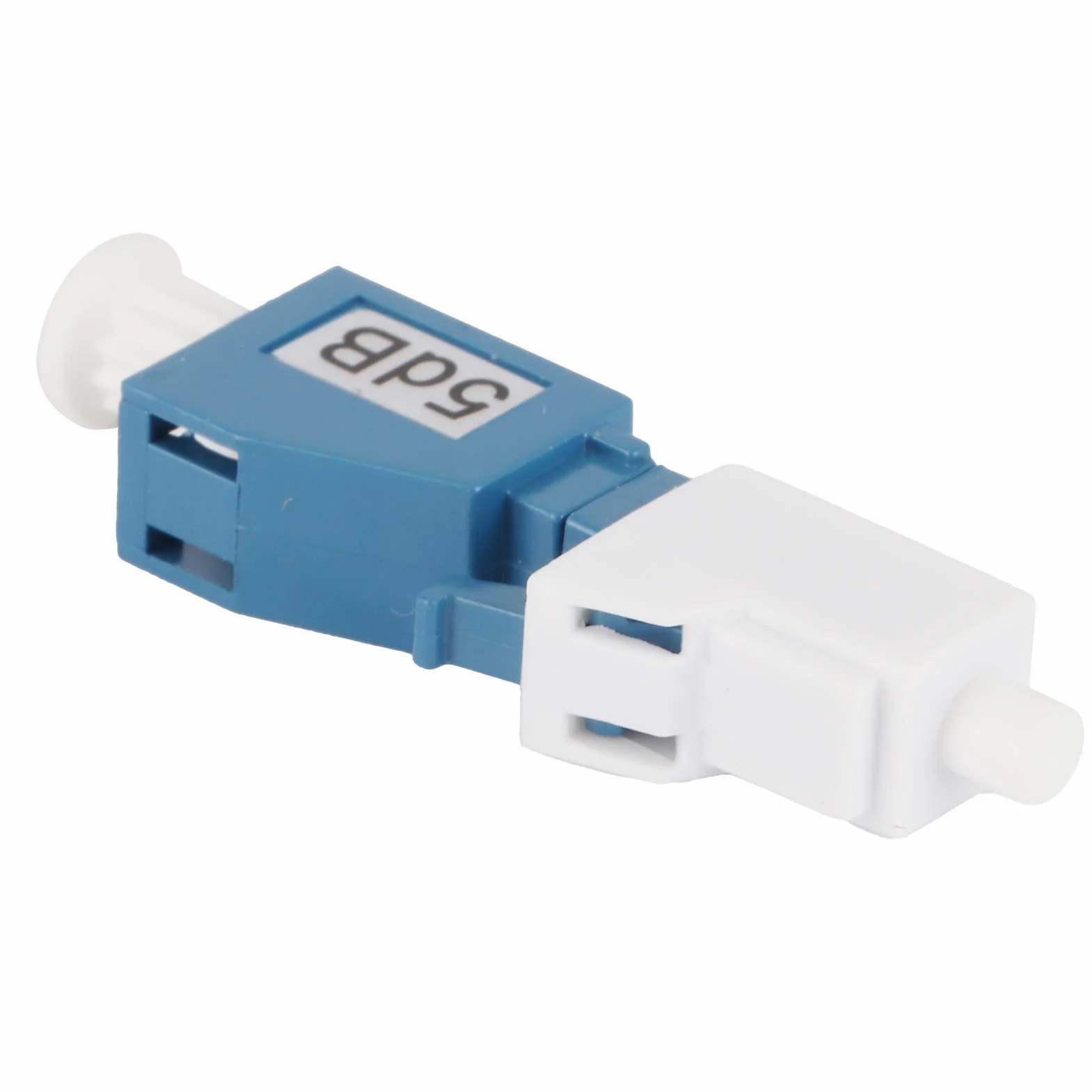 Tłumik Światłowodowy LC/UPC 5dB Jednomodowy Adapter Męsko-Żeński Dwuportowy dla Sieci FTTH GPON