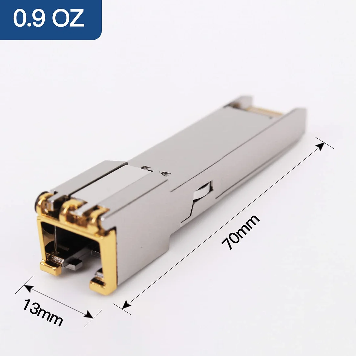 2 sztuki modułu miedzianego 1.25/2.5/5/10G SFP+ RJ45 - do 30 m z CAT.6a/7 kompatybilność z nadajnikami Cisco, Ubiquiti, Netgear, D-Link, Supermicro, TP-Link, Mikrotik, Unifi i innymi, SFP 10GBase-T
