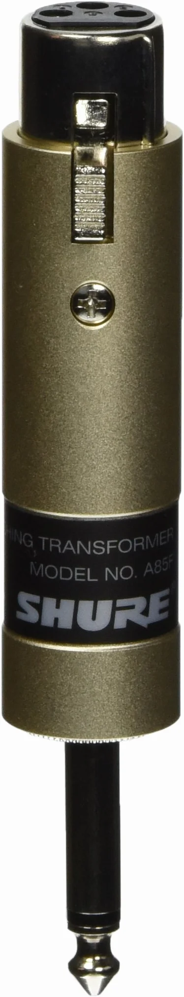 Shure A85F Transformator niski Z żeński XLR do High Z wtyczka 1/4 cala