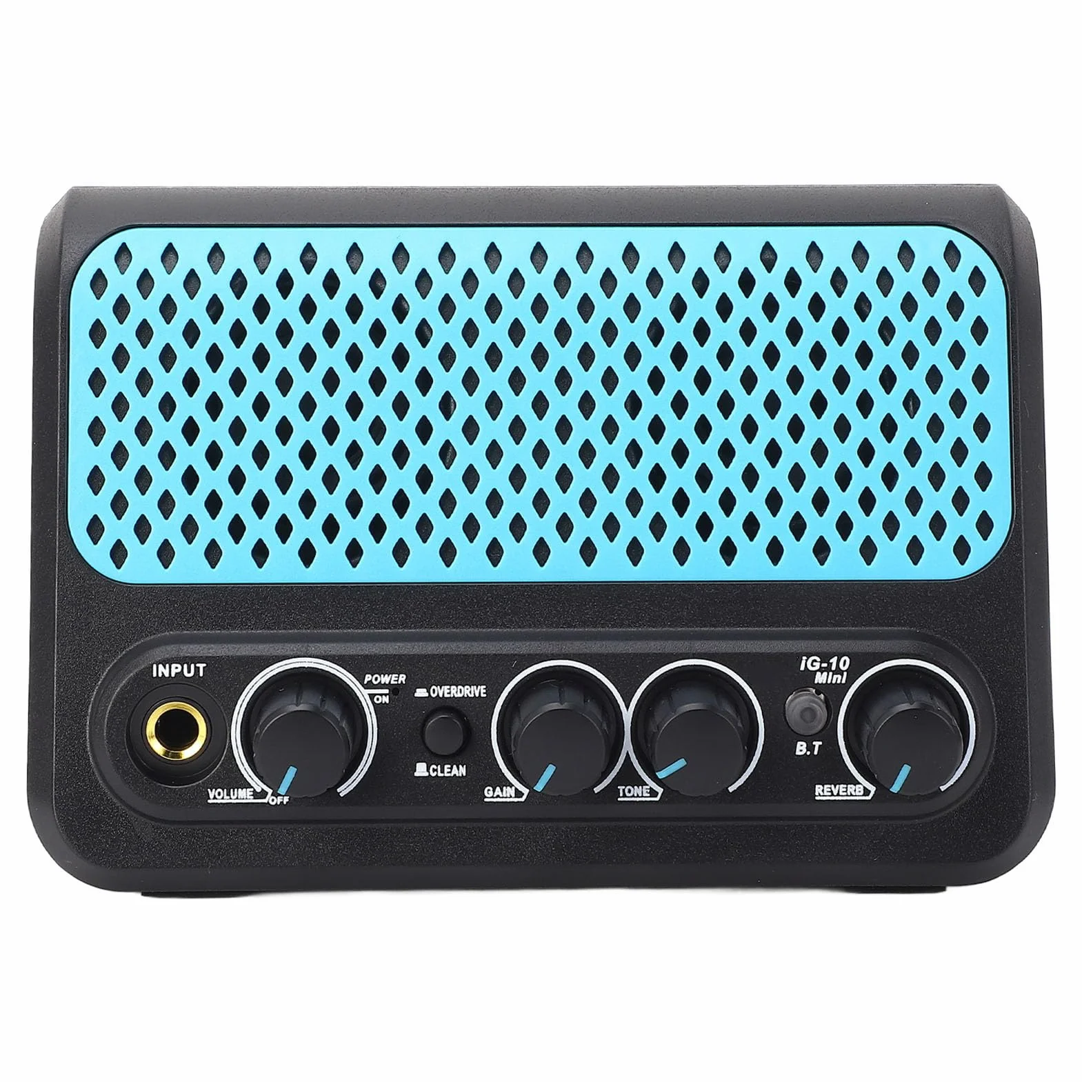 Mini wzmacniacz gitarowy, przenośny wzmacniacz do gitary akustycznej o mocy 10 W z pogłosem, gniazdo słuchawkowe AUX 3,5 m, bezprzewodowy wzmacniacz gitarowy Bluetooth do