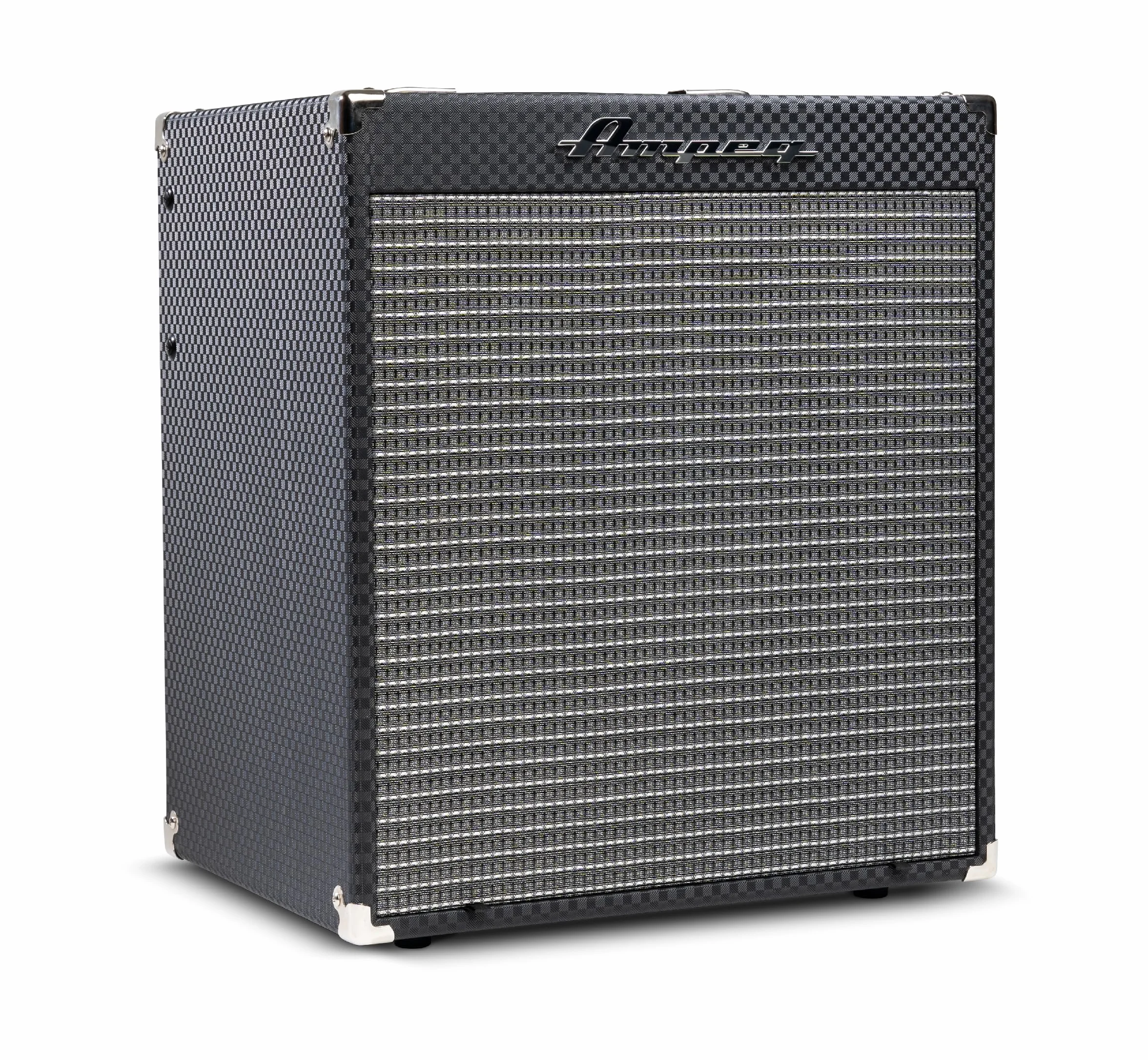 AMPEG RB-110 Wzmacniacz Combo do Gitary Basowej – 50W do Ćwiczeń z Preampem AMPEG Legacy, Overdrive SGT, EQ 3-Pasmowym, Wejściem AUX, Wyjściem Słuchawkowym, XLR Line Out i Głośnikiem 1x10" – Czarny