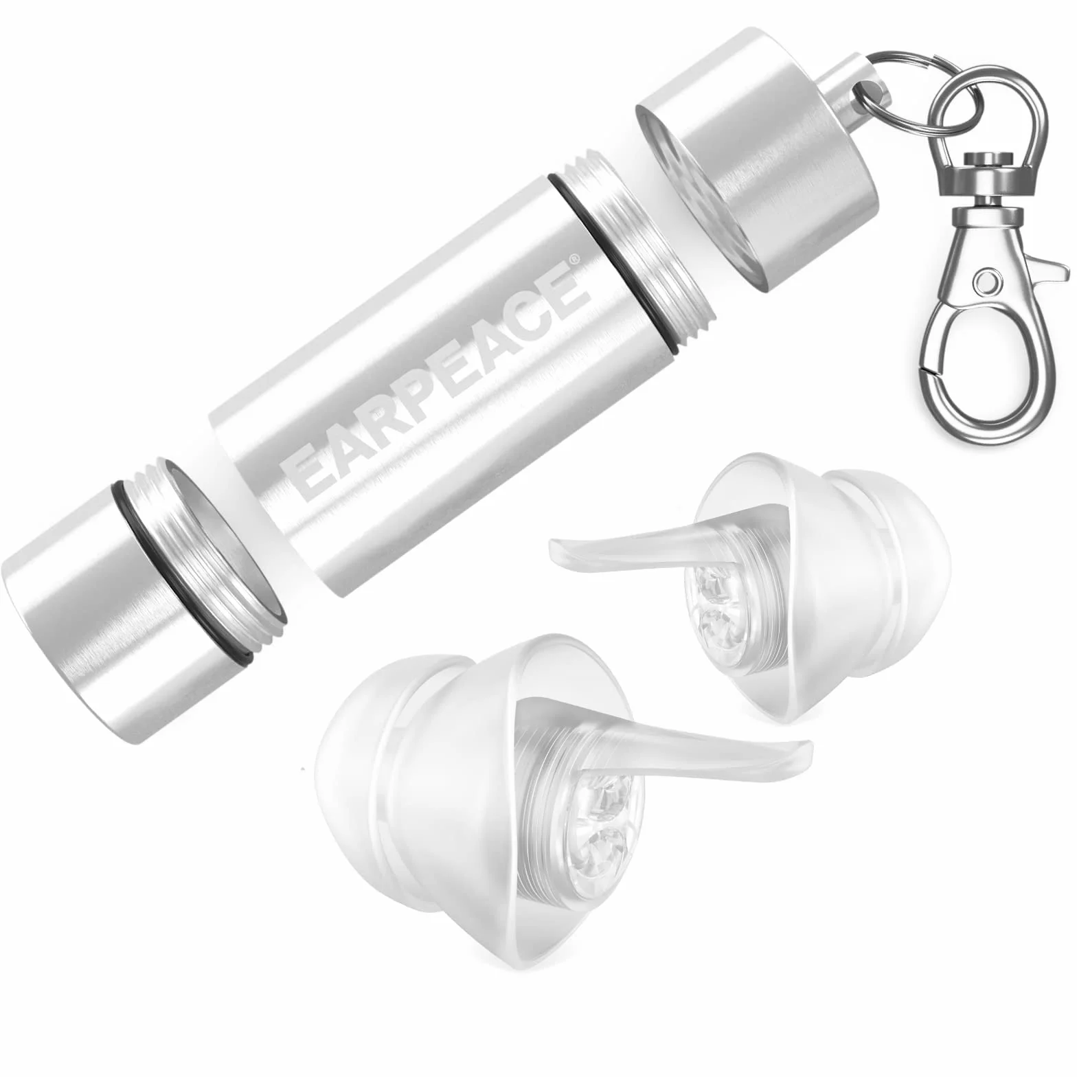 Zatyczki do uszu EarPeace PRO do muzyki i koncertów o wysokiej jakości - zatyczki chroniące słuch dla muzyków i na festiwale - opatentowane zatyczki do uszu z redukcją szumów - wysoka ochrona 20 dB