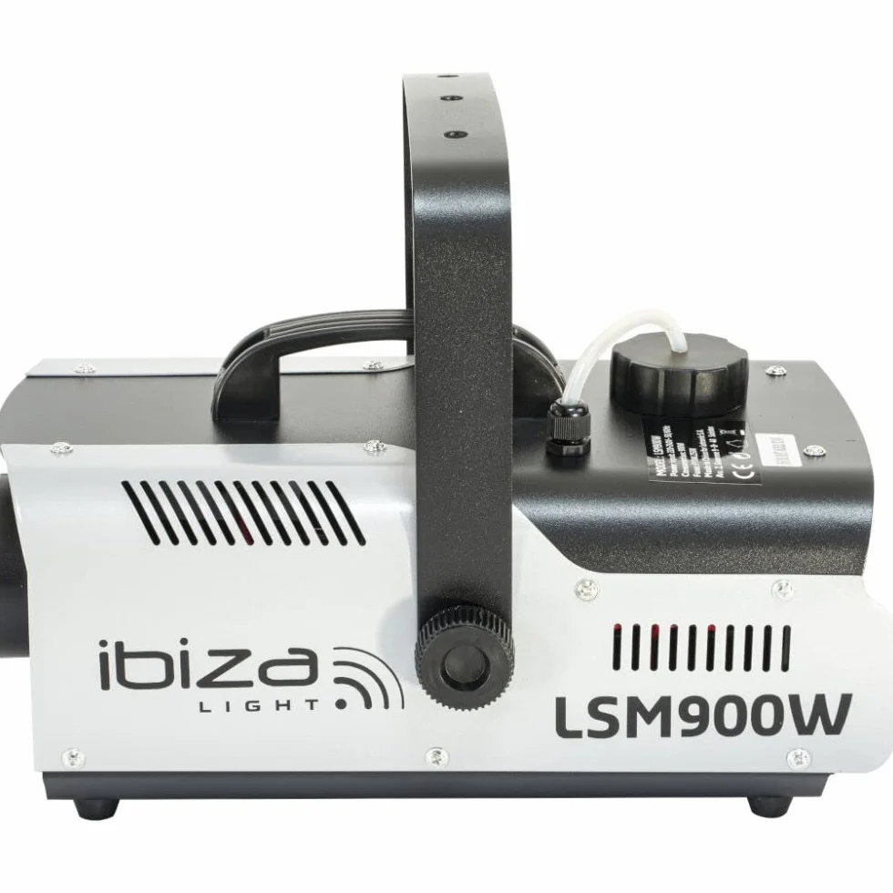 Ibiza - LSM900W - 900W maszyna do mgły z pilotem zdalnego sterowania - Czarno-szary