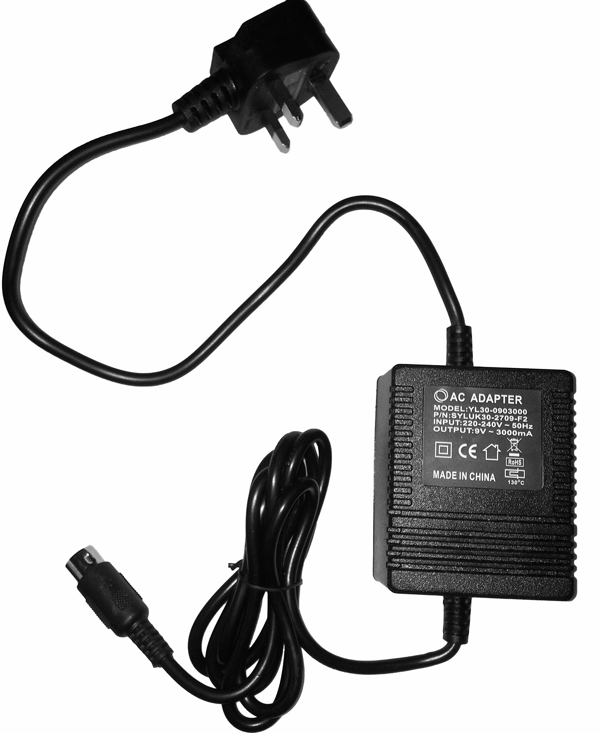 Zamiennik zasilacza do KORG KA-169 169E adapter UK 9V 4 PIN DIN 220V 230V 240V